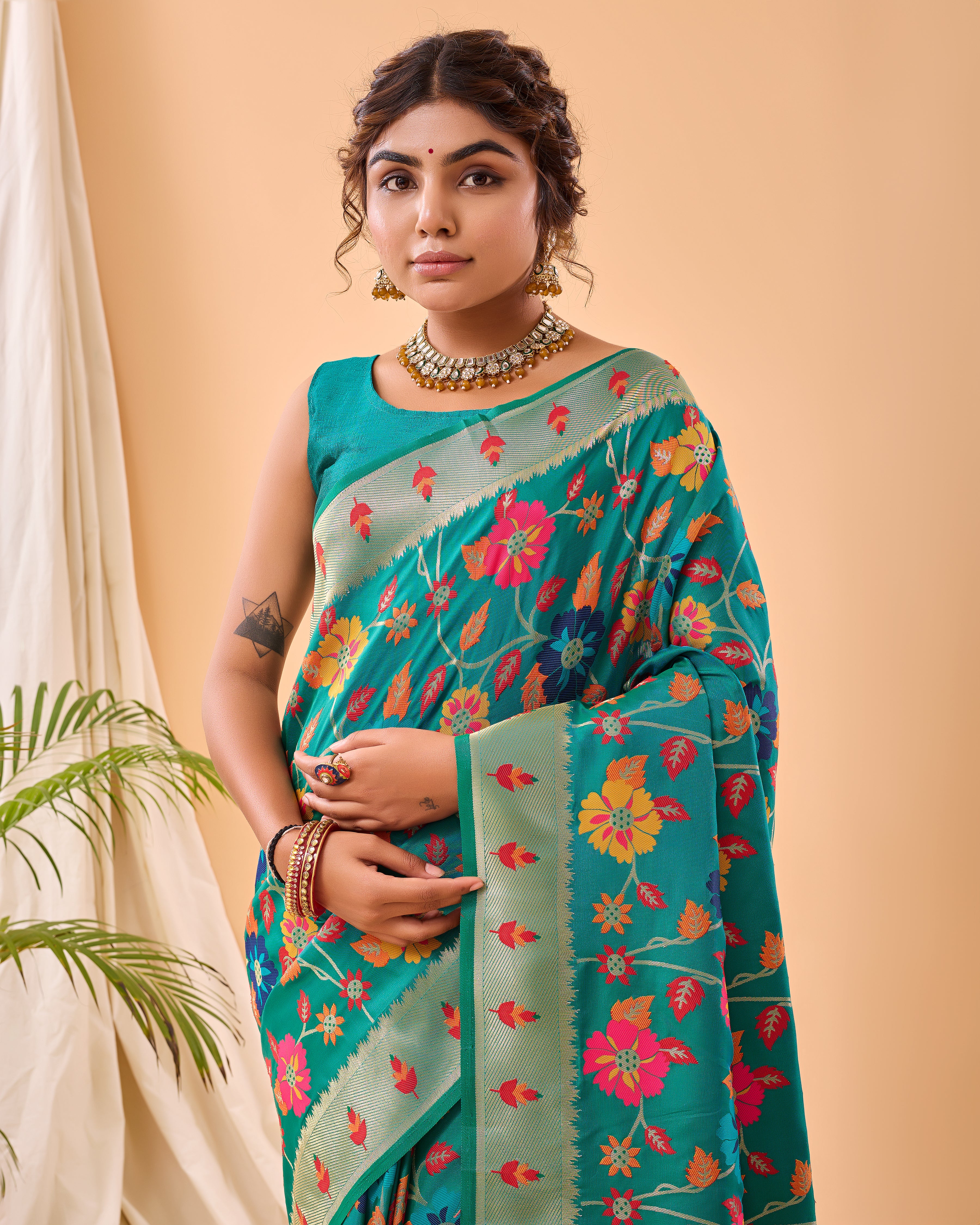 RAMA Pure paithani silk SAREE