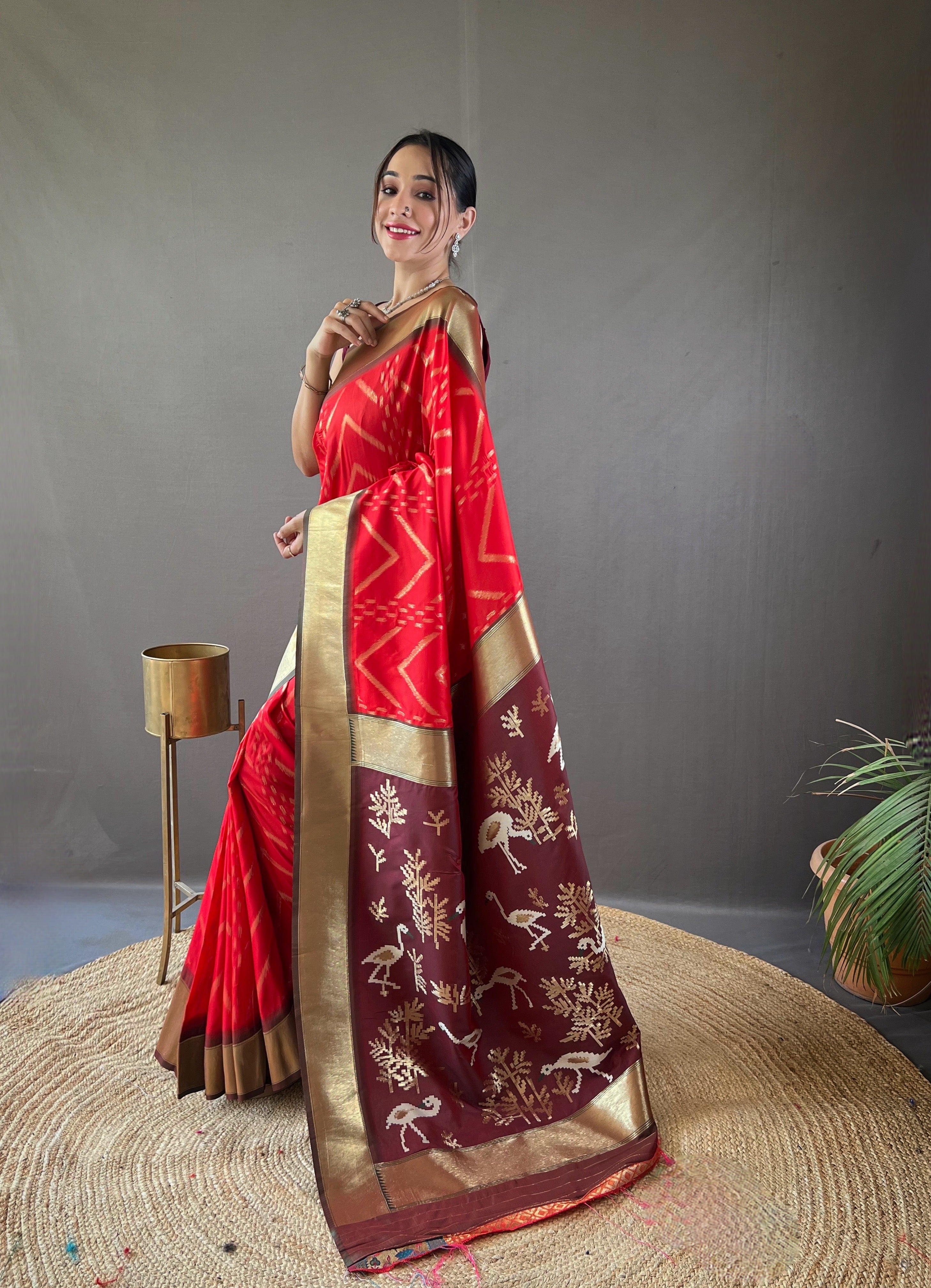 RED Soft Silk SAREE