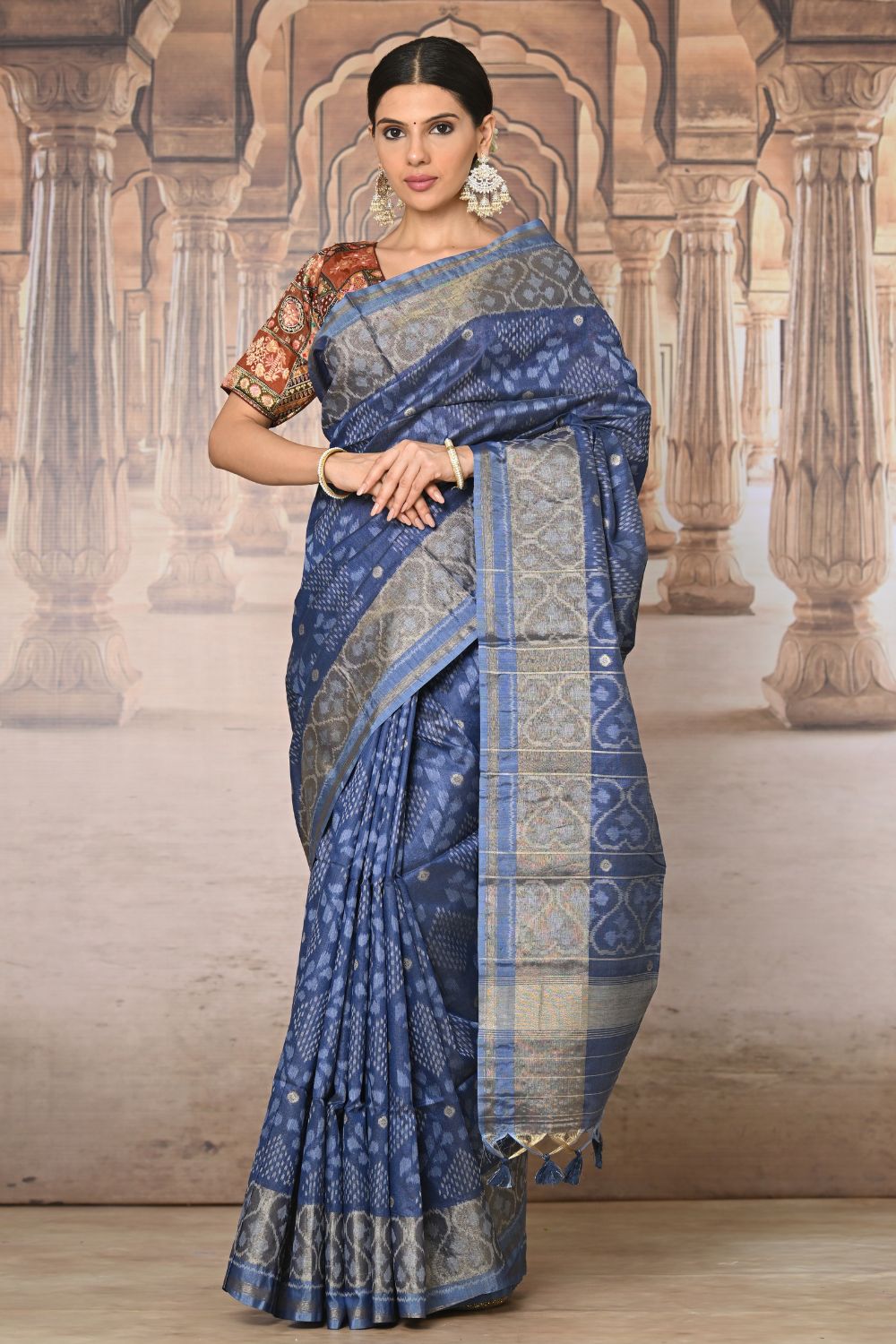 Buy Pink Tissue Saree Nitaraa