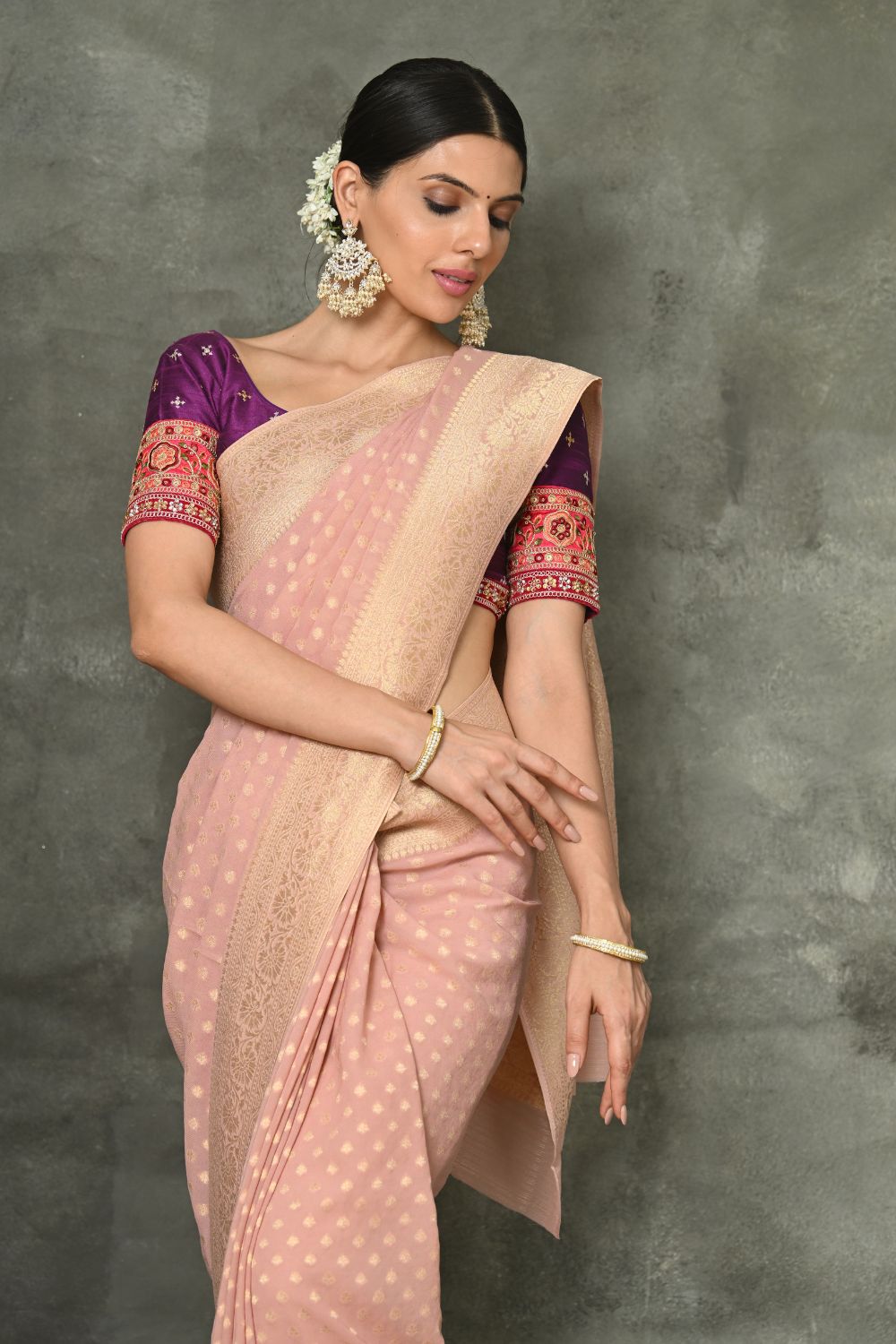 Buy Denim Blue Patola Saree Nitaraa