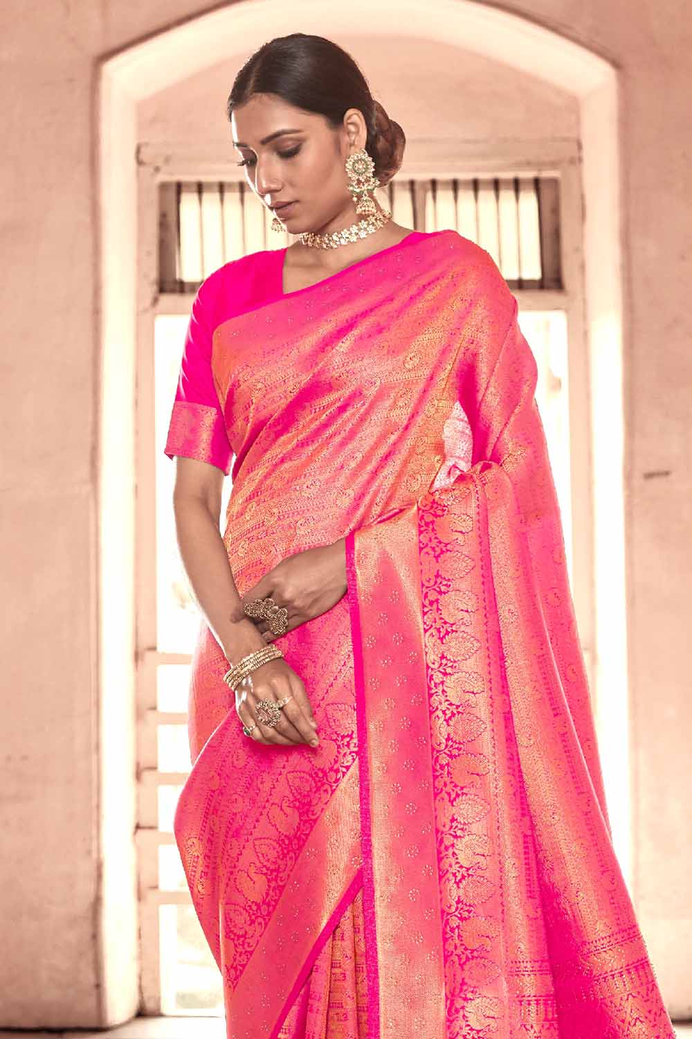 Buy Grey Paithani Silk Saree Nitaraa