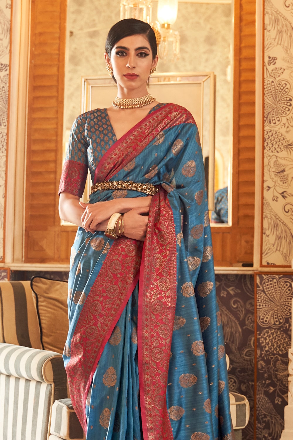 Buy Yellow Paithani Silk Saree Nitaraa
