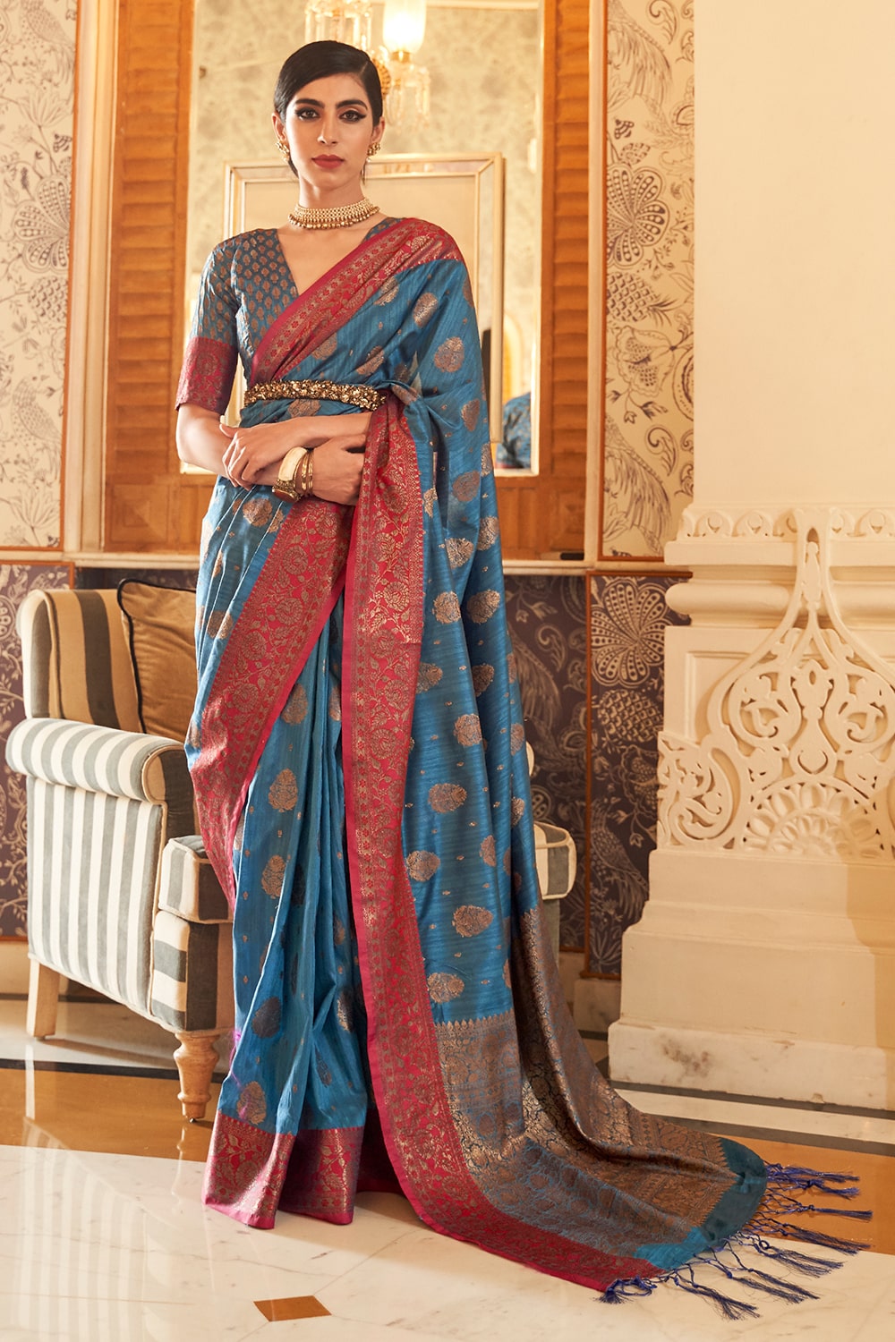 Buy Green Paithani Silk Saree Nitaraa