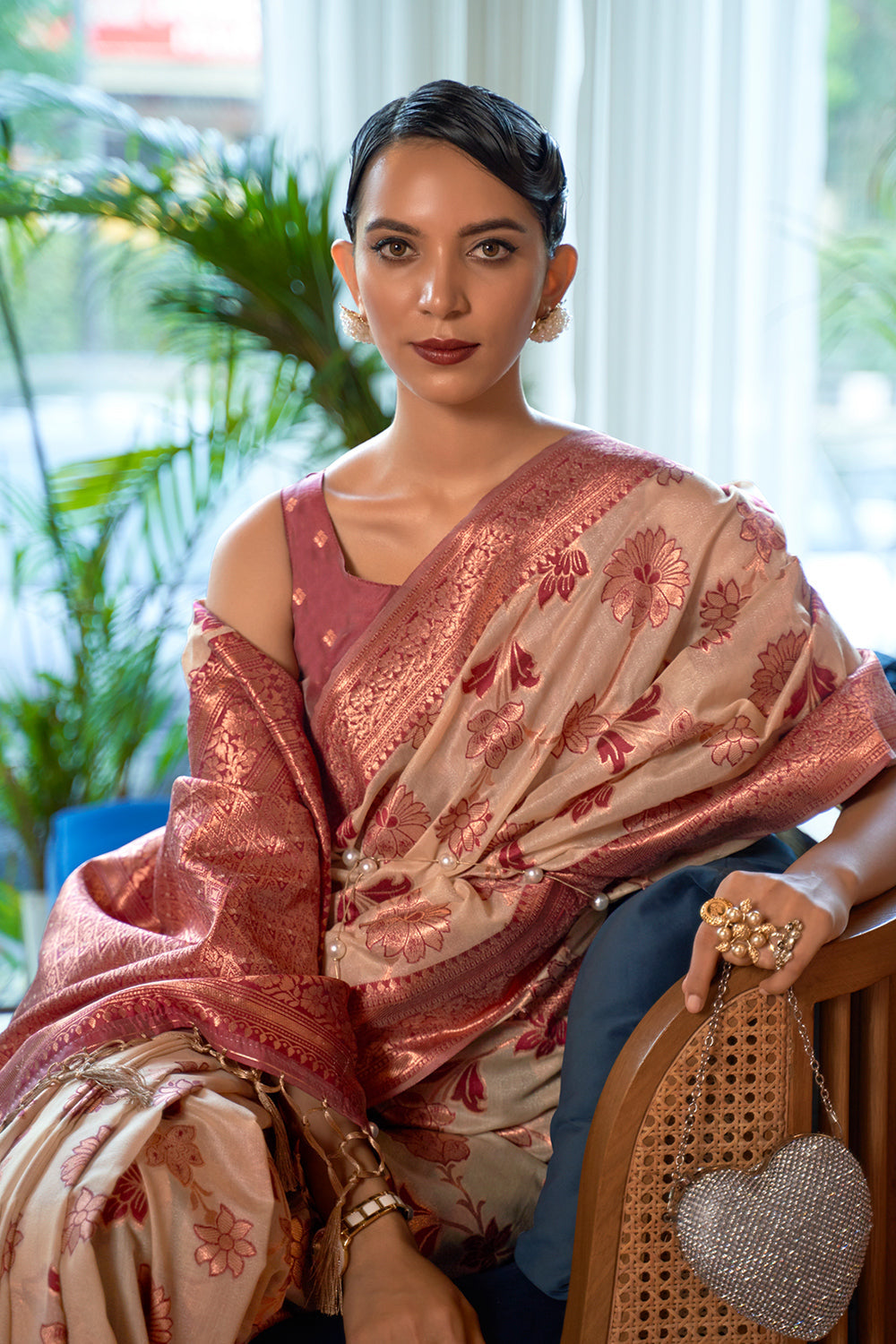 Buy Firozi Paithani Silk Saree Nitaraa