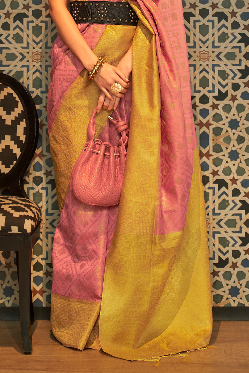 Buy Lilac Purple Organza Saree Nitaraa