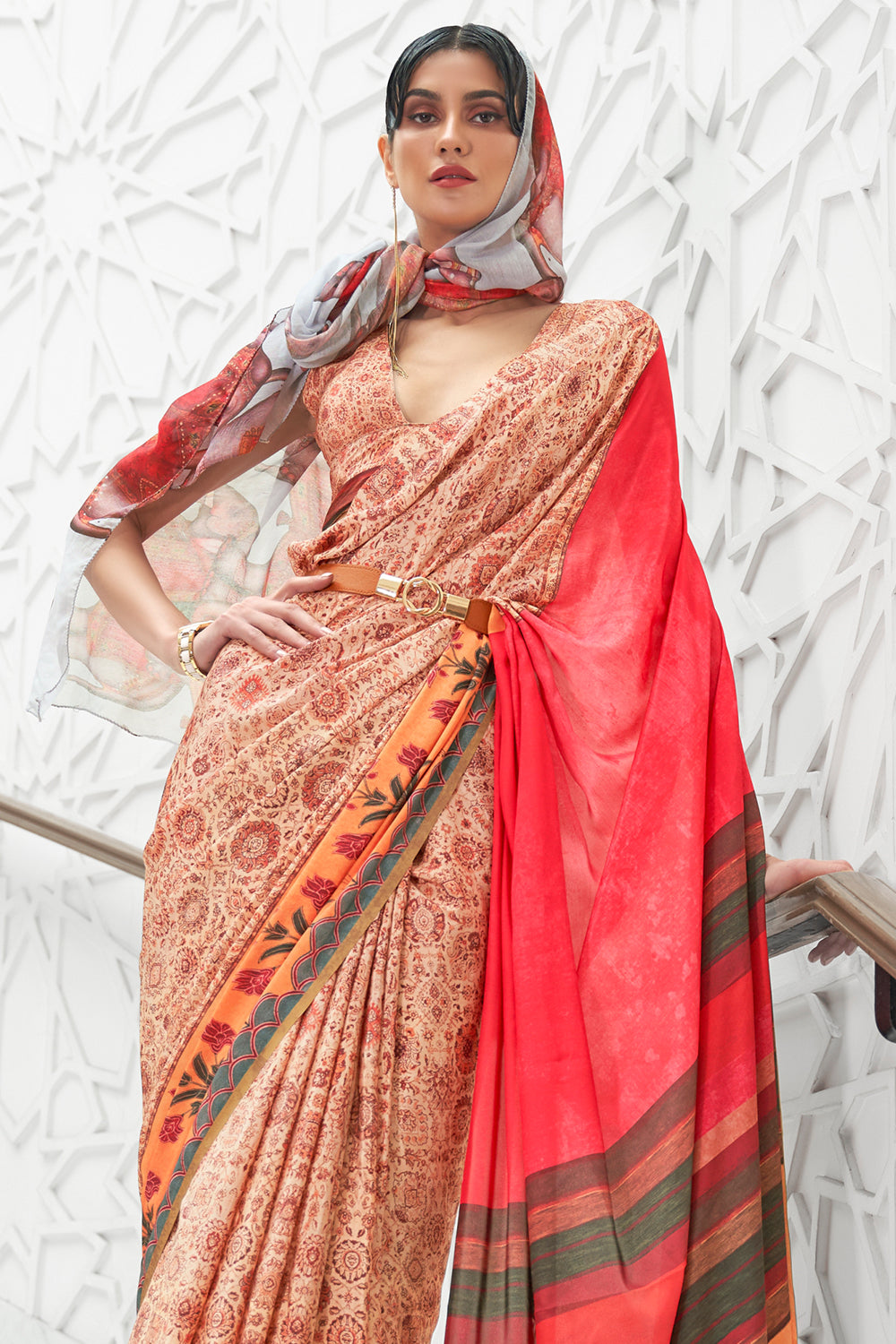 Buy Ivory White Kanjivaram Saree Nitaraa