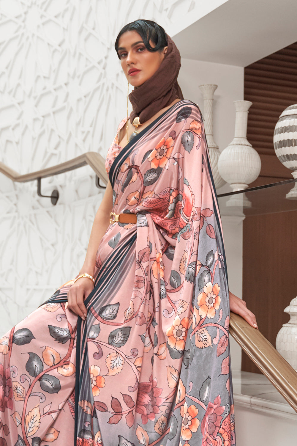 Buy Daisy White Kanjivaram Saree Nitaraa