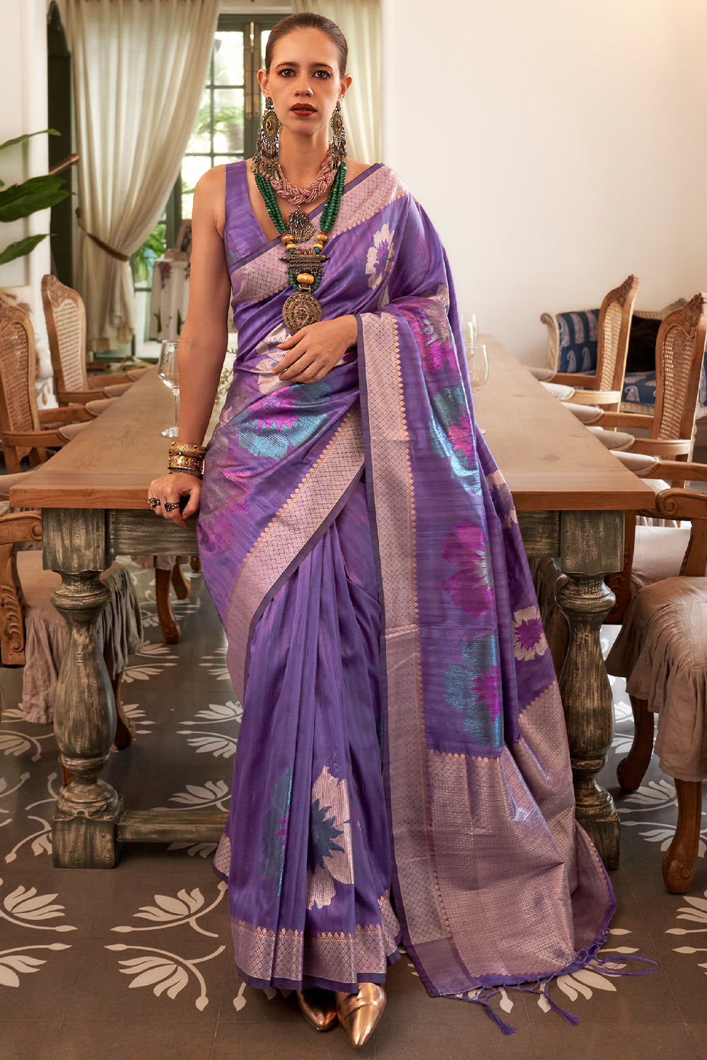Buy Seafoam Green Patola Saree Nitaraa