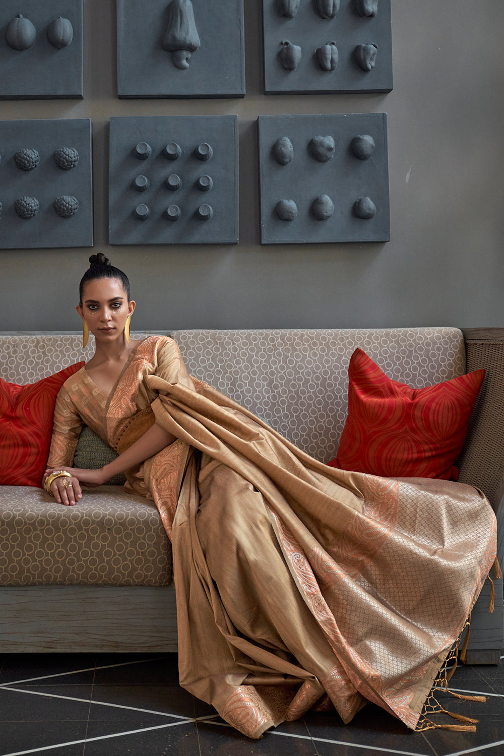 Buy Tart Green Patola Saree Nitaraa