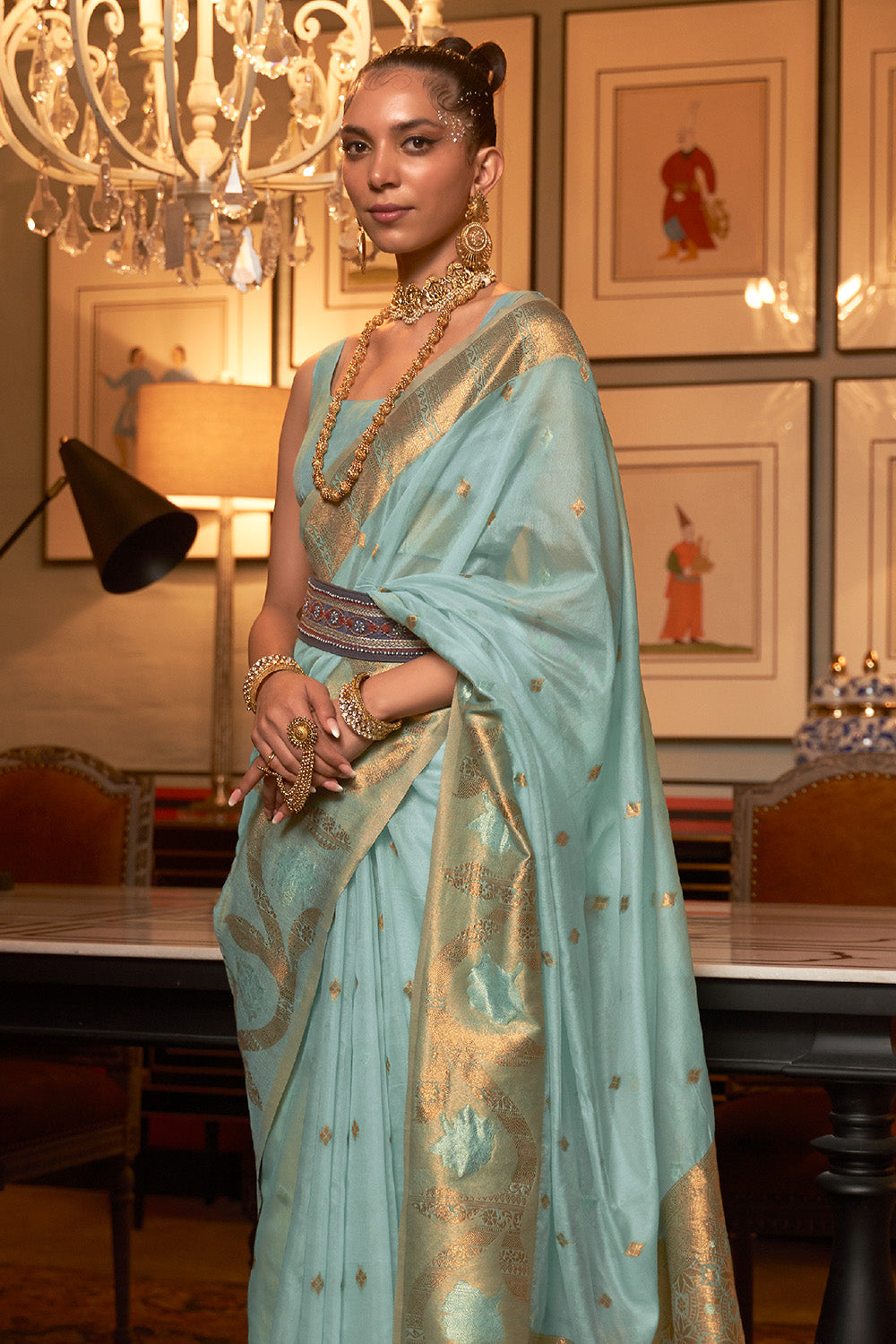 Buy Special Pink Raw Silk Saree Nitaraa