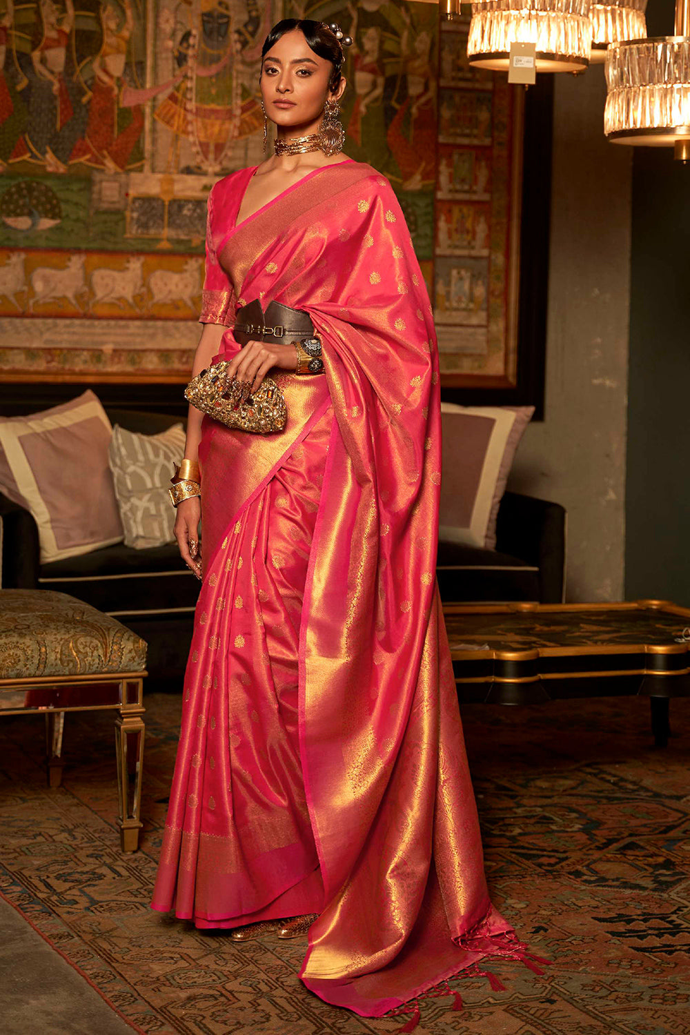 Buy Purple Paithani Patola Silk Saree Nitaraa