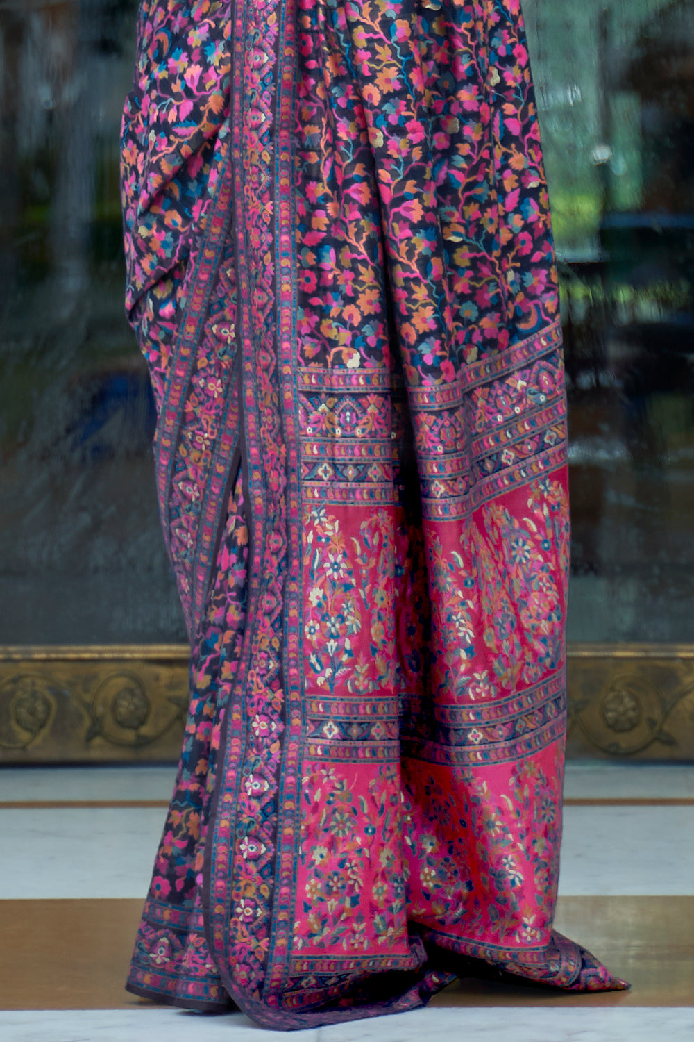 Buy Mint Green Cotton Saree Nitaraa