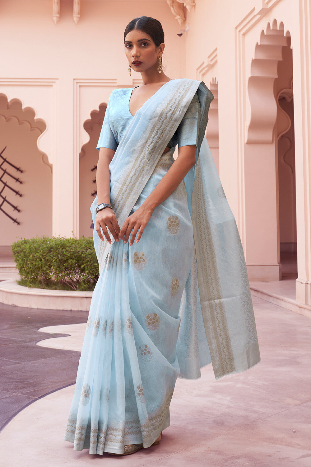 Buy Magenta Pink Kanjivaram Saree Nitaraa