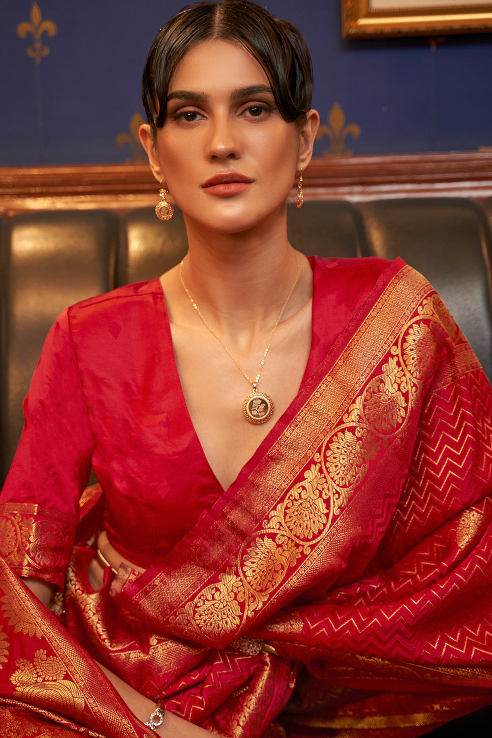 Buy Teal Green Kanjivaram Saree Nitaraa