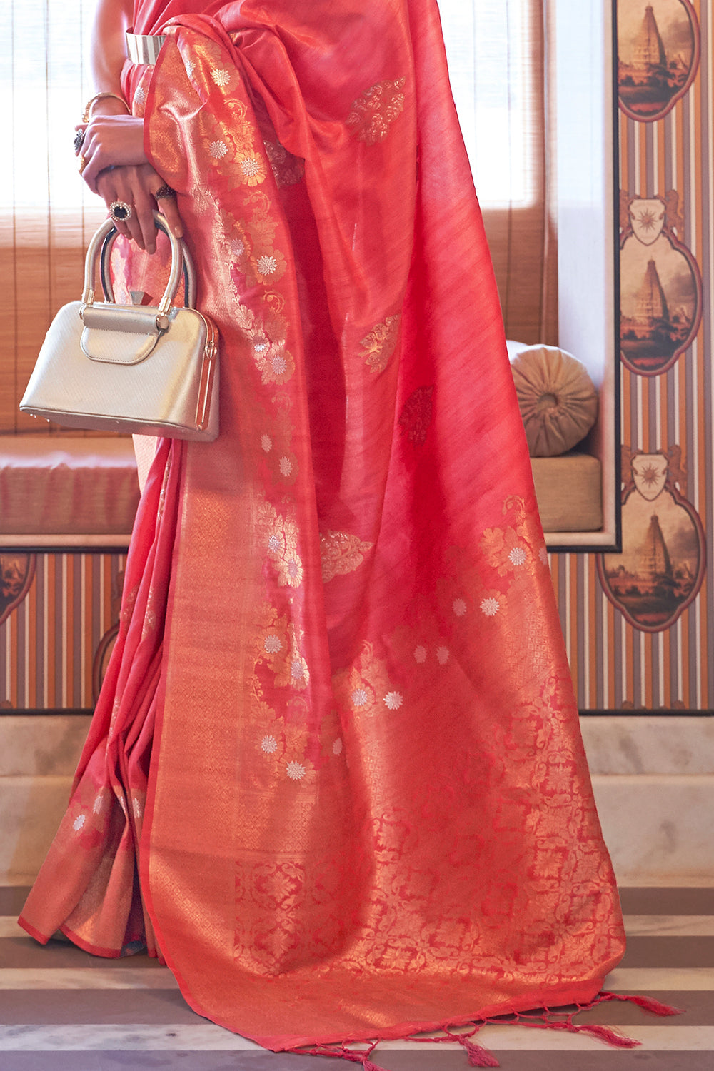 Buy Lilac Purple Digital Print Saree Nitaraa