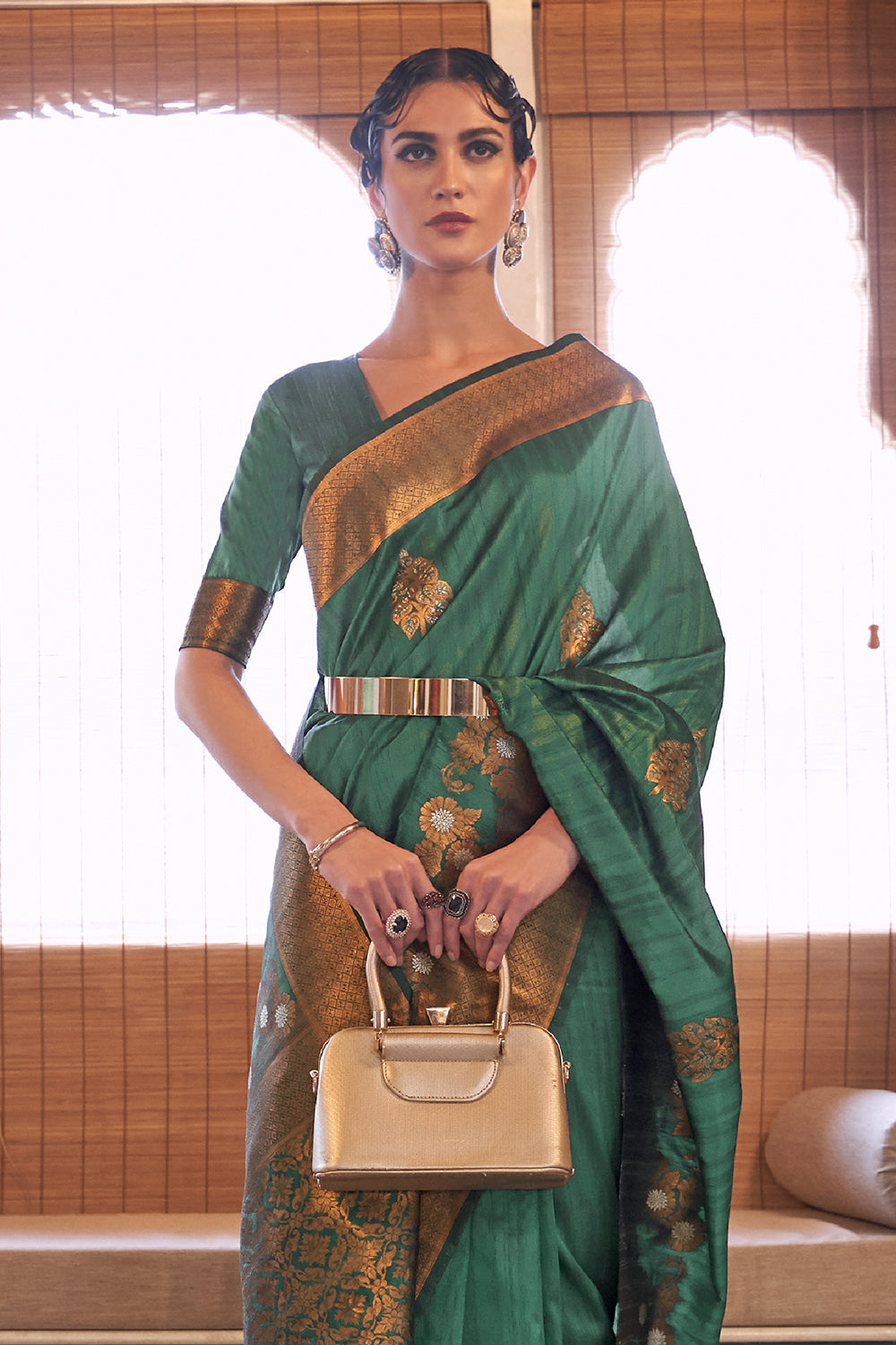 Buy Desire Red Kanjivaram Saree Nitaraa