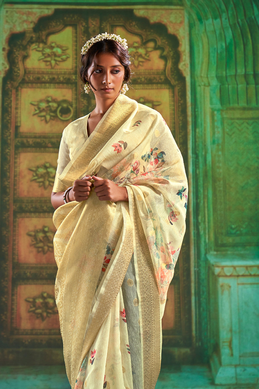 Buy Mulberry Purple Shimmery Kanjivaram Saree Nitaraa