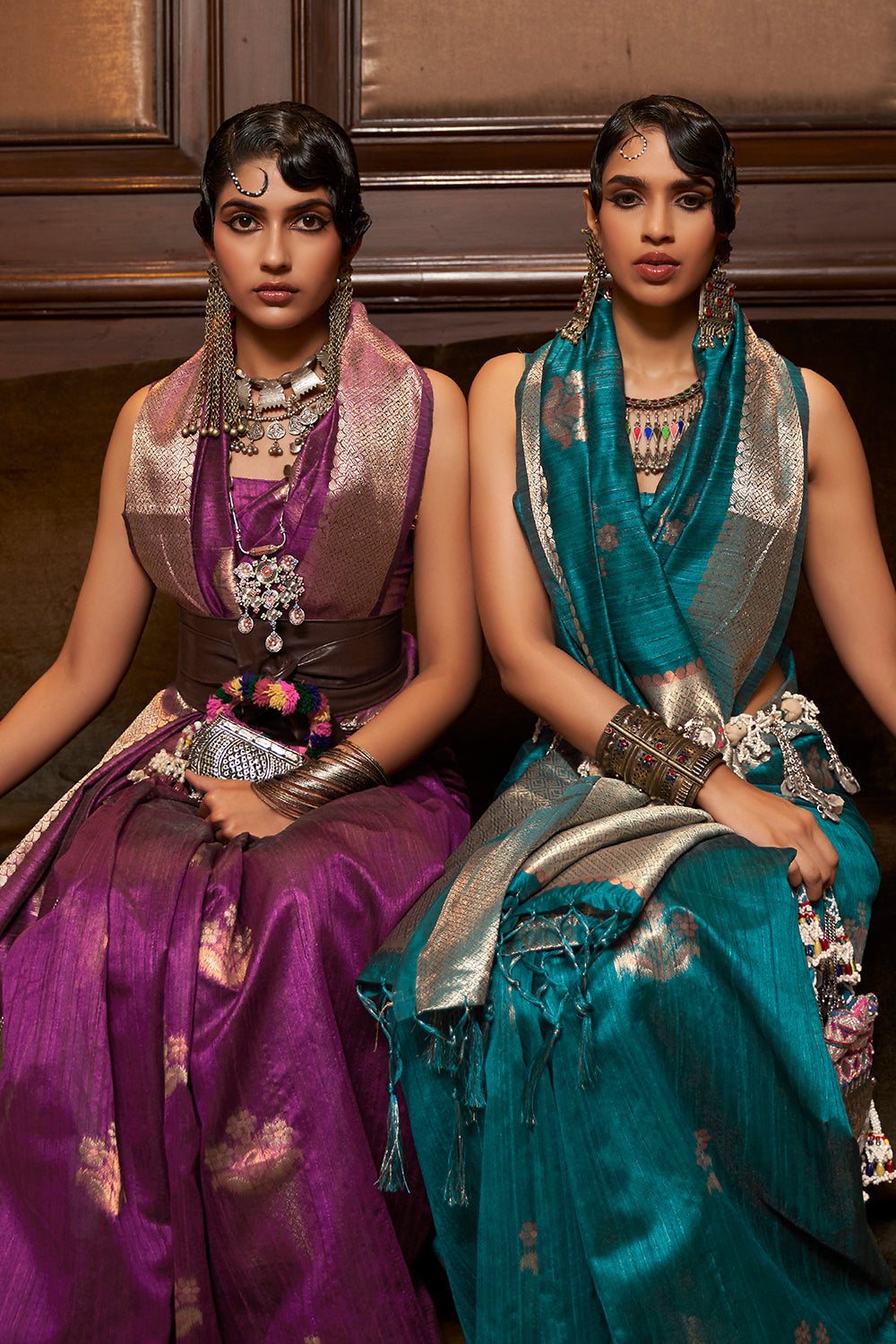 Buy Magenta Pink Patola Saree Nitaraa