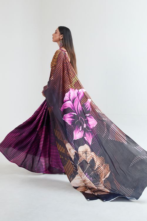 Buy Teal and Cream Muga Cotton Saree Nitaraa