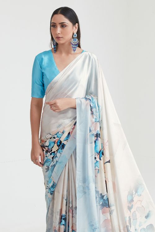 Buy Purple Patola Silk Blend Saree Nitaraa