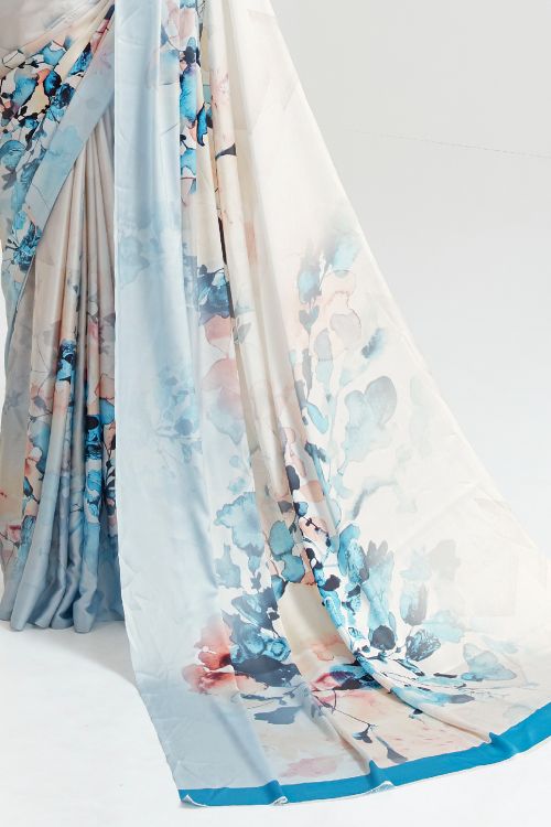 Buy Yellow Patola Silk Blend Saree Nitaraa