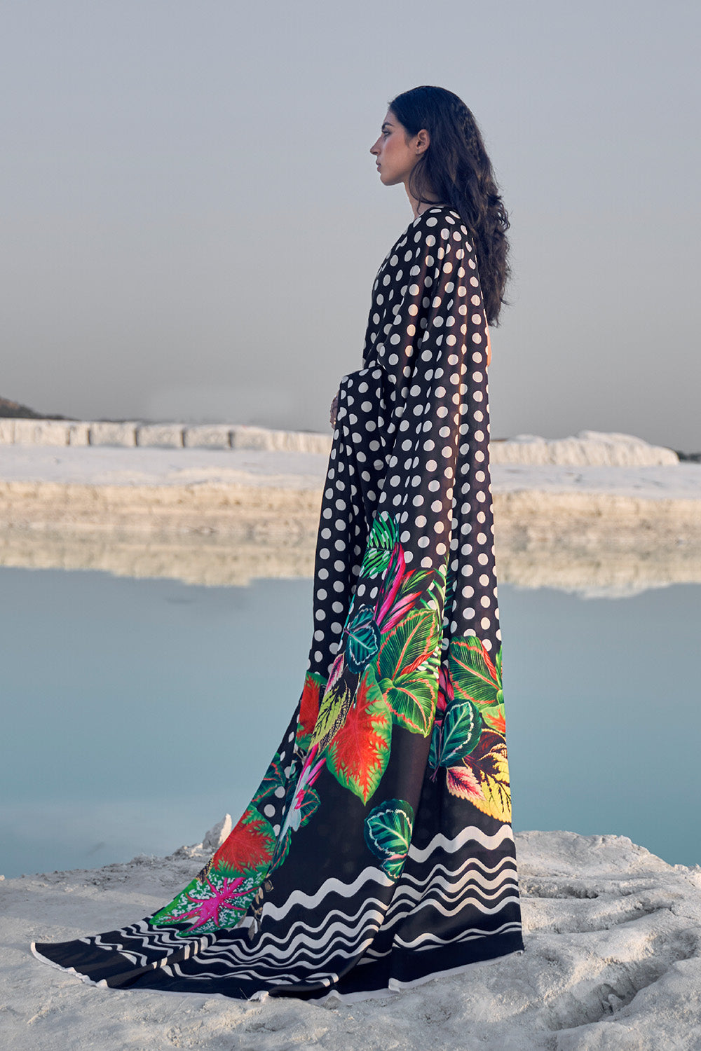 Buy Lavender Gota Zari Silk Saree With Blouse Piece Nitaraa