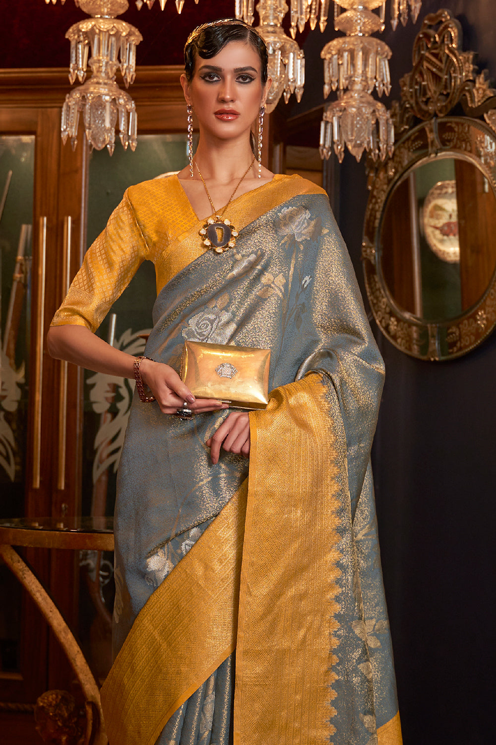 Buy Dark Purple Mulmul Cotton Saree Nitaraa