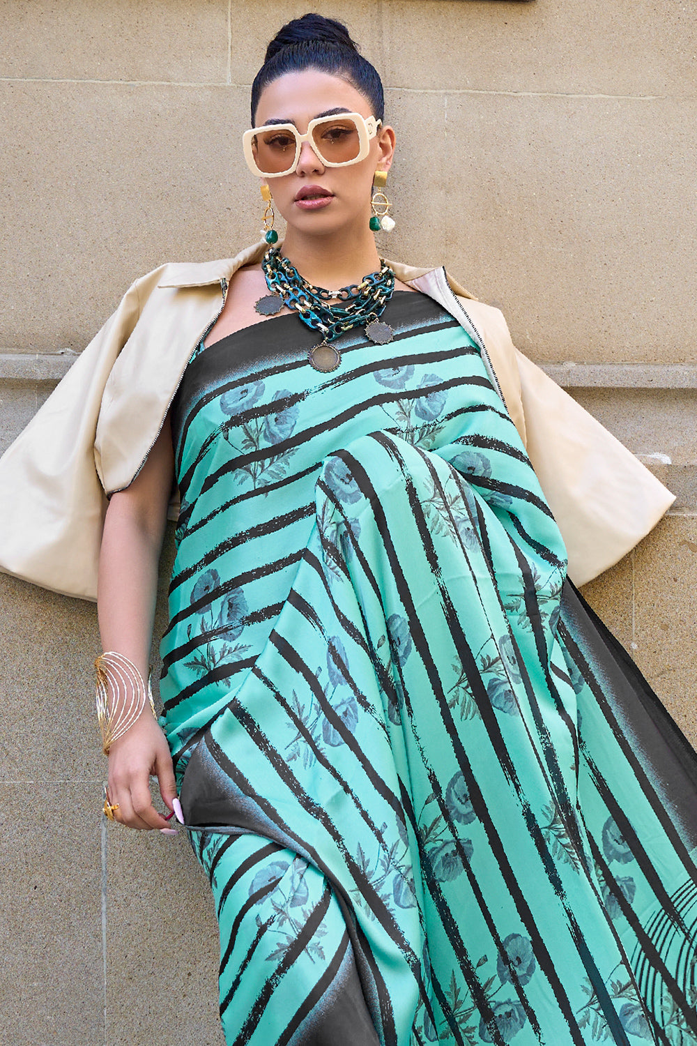 Buy Peach Kanjivaram Saree Nitaraa