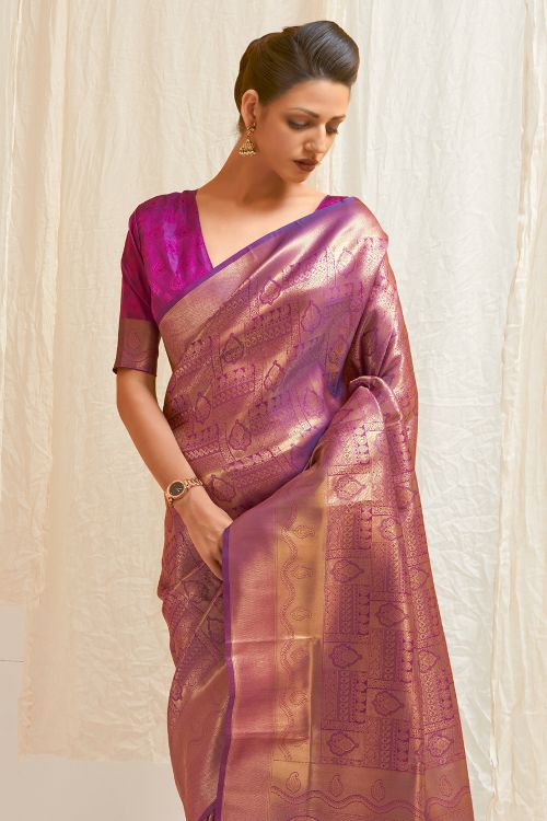 Buy Teal Tissue Saree Nitaraa