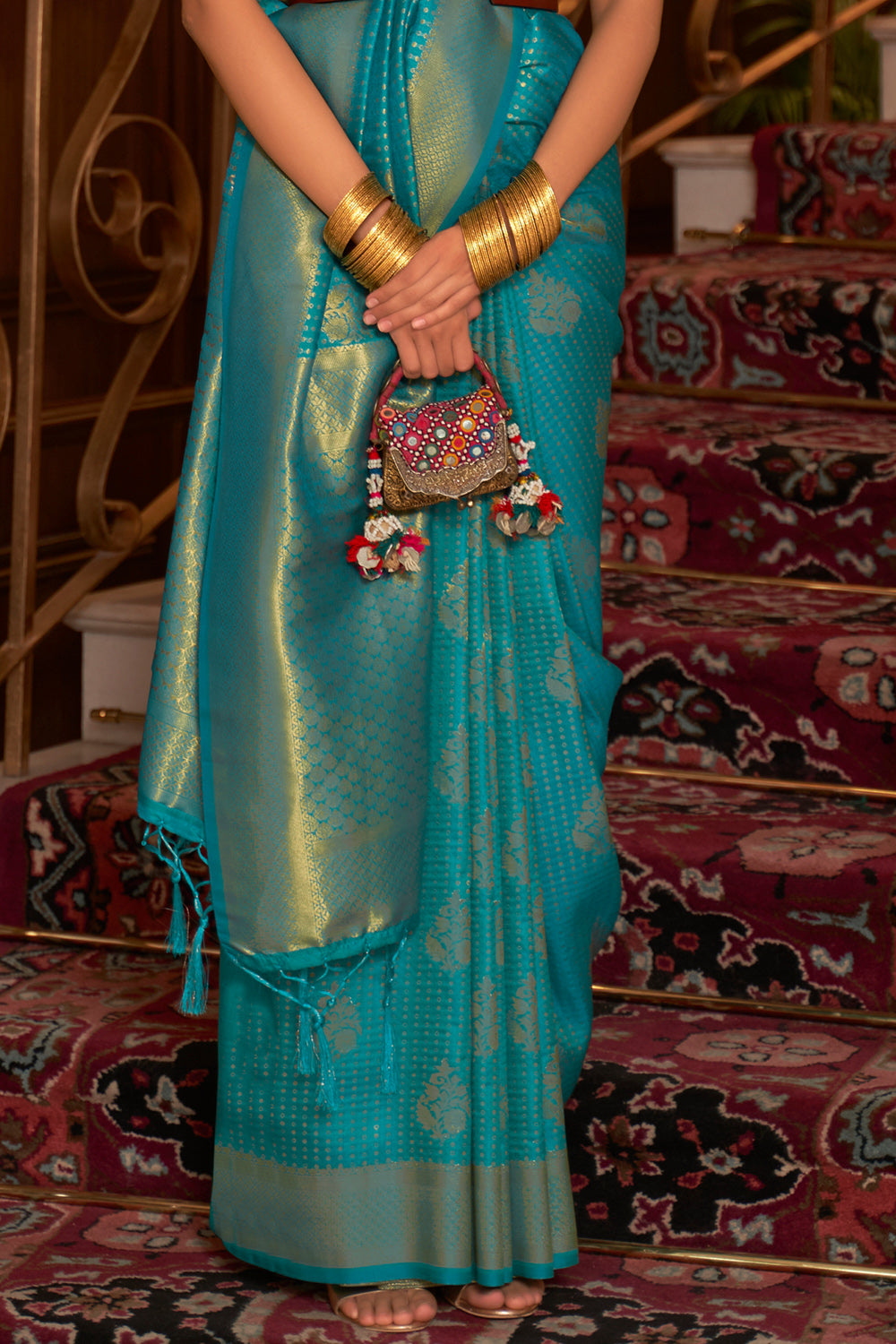 Buy Olive Raw Silk Saree Nitaraa