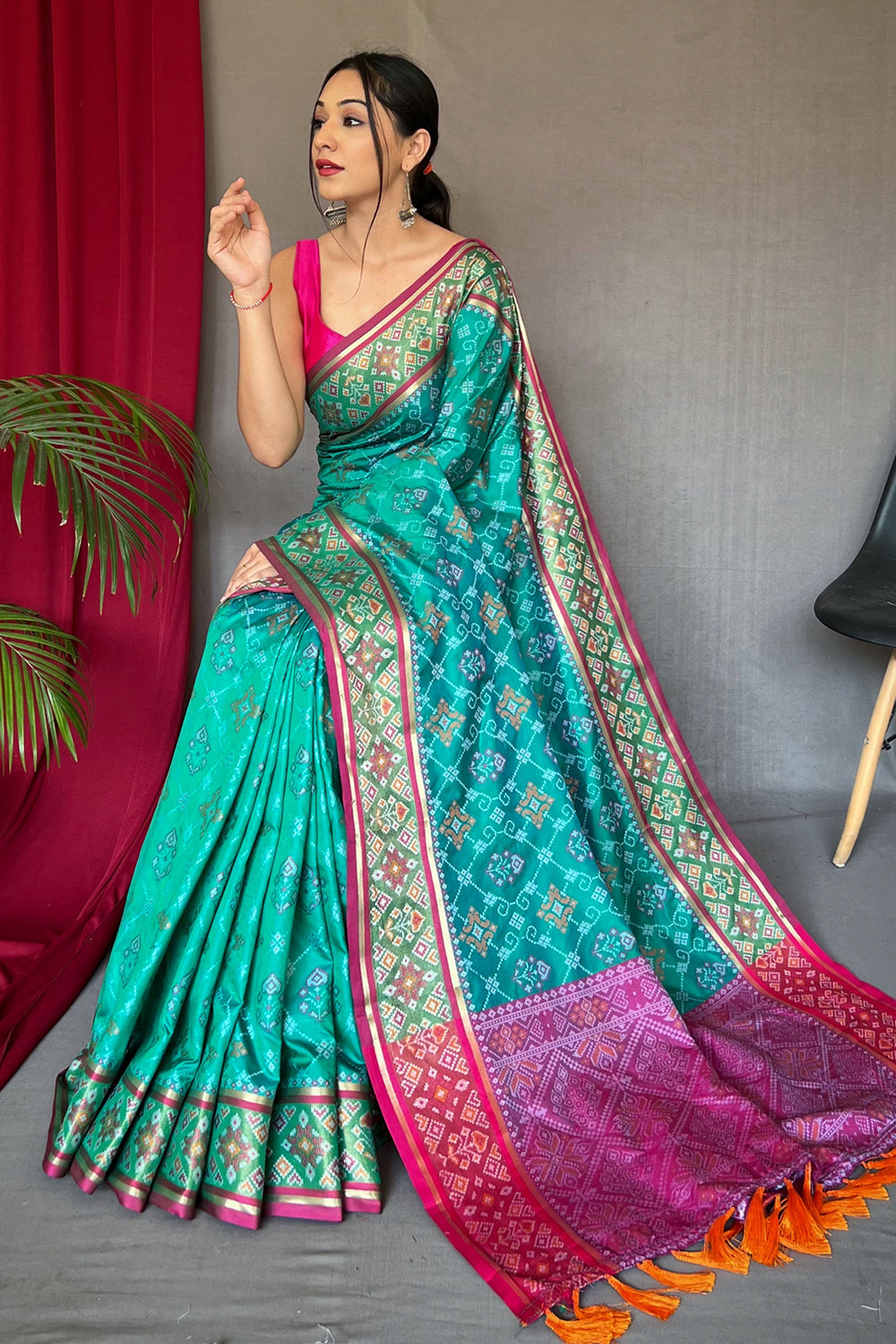 Buy Royal Purple Kanjivaram Saree Nitaraa