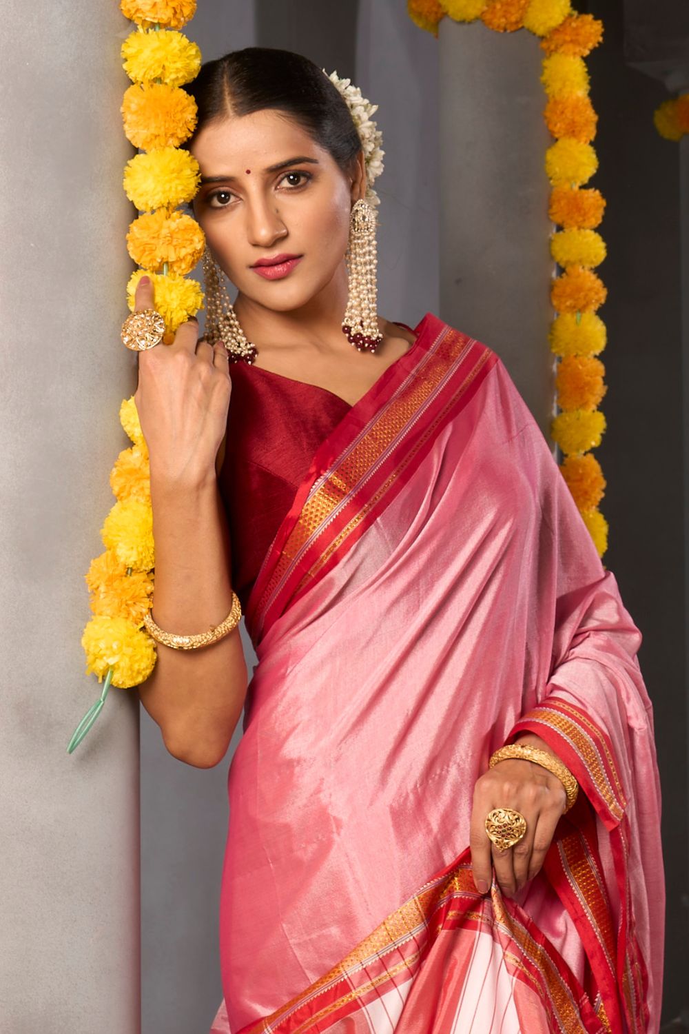 Buy Baby Blue Kanjivaram Saree Nitaraa