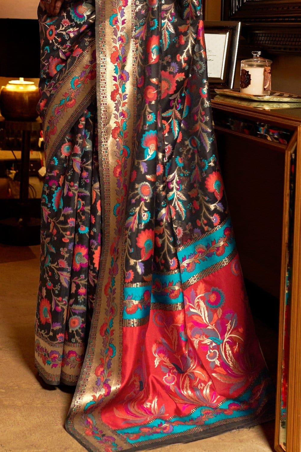 Buy Thulian Pink Patola Saree Nitaraa