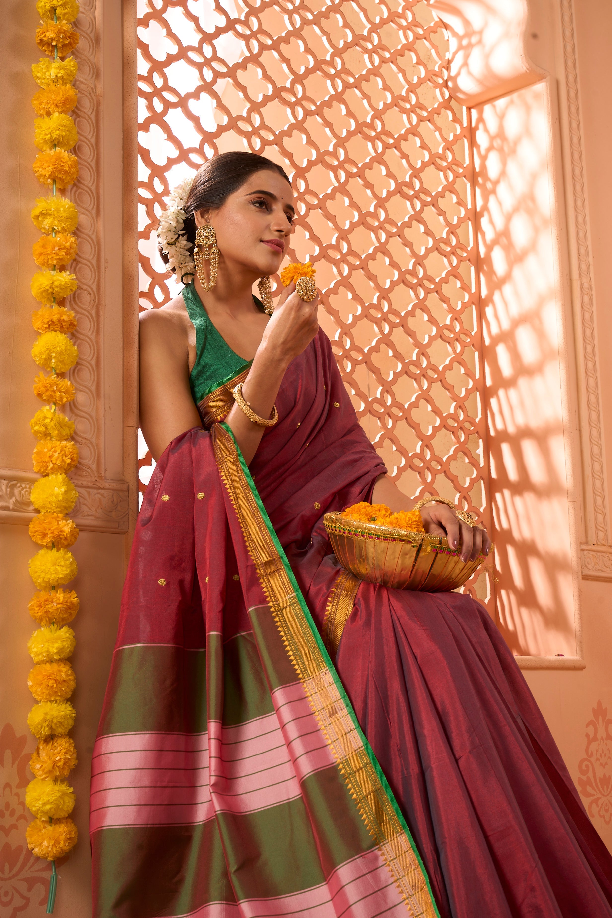 Buy Sea Green Digital Print Saree Nitaraa