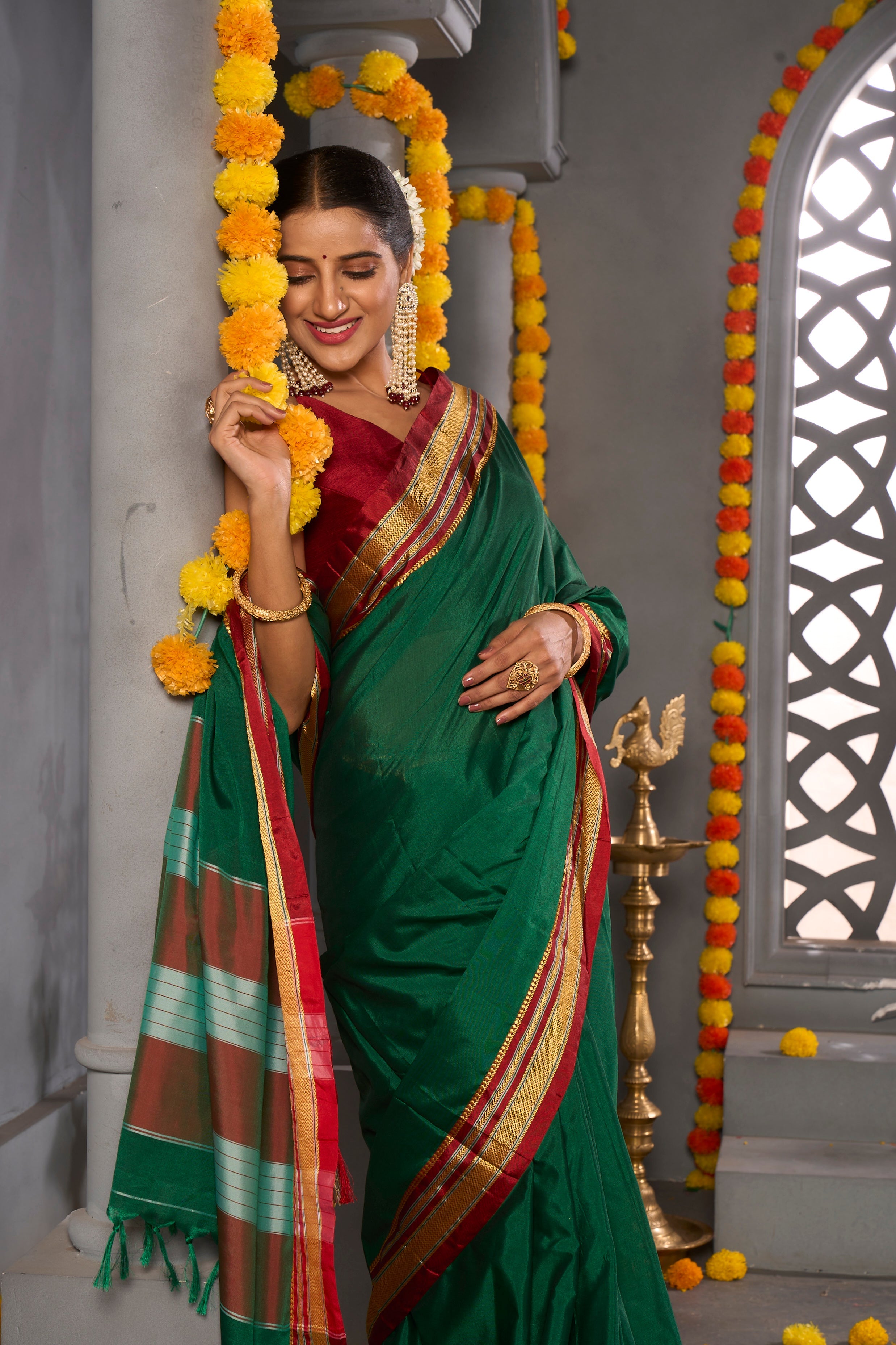 Buy Yellow Paithani Silk Saree Nitaraa