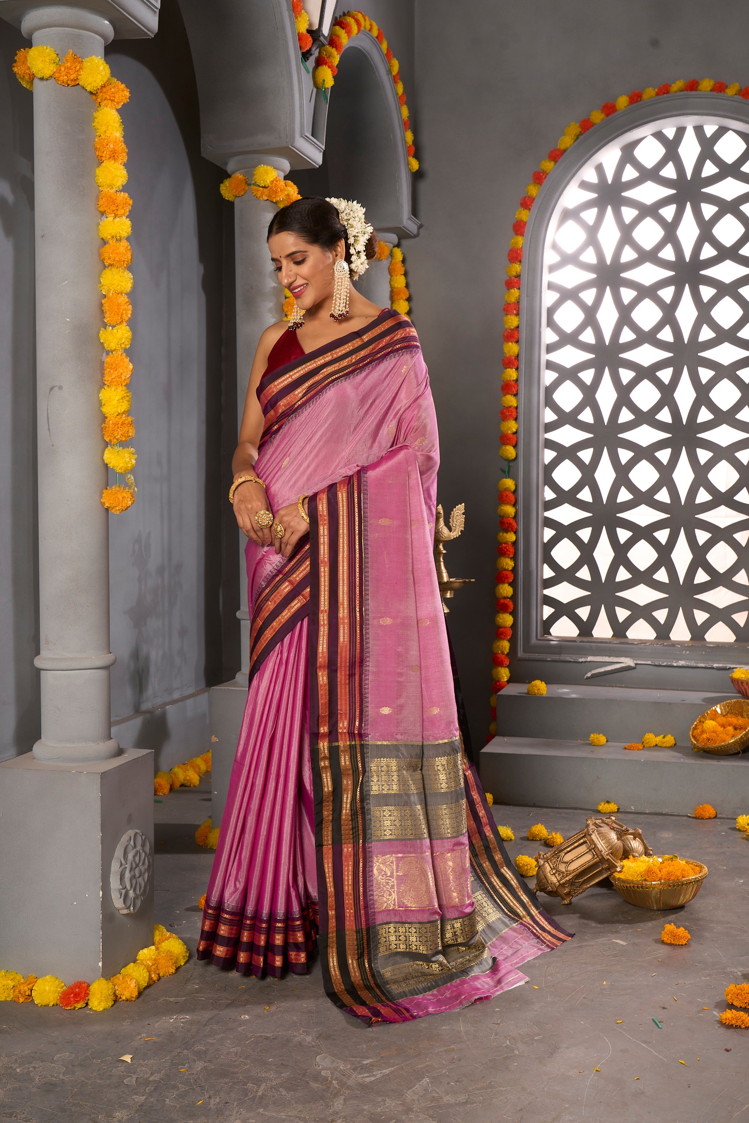 Buy Yellow Paithani Silk Saree Nitaraa