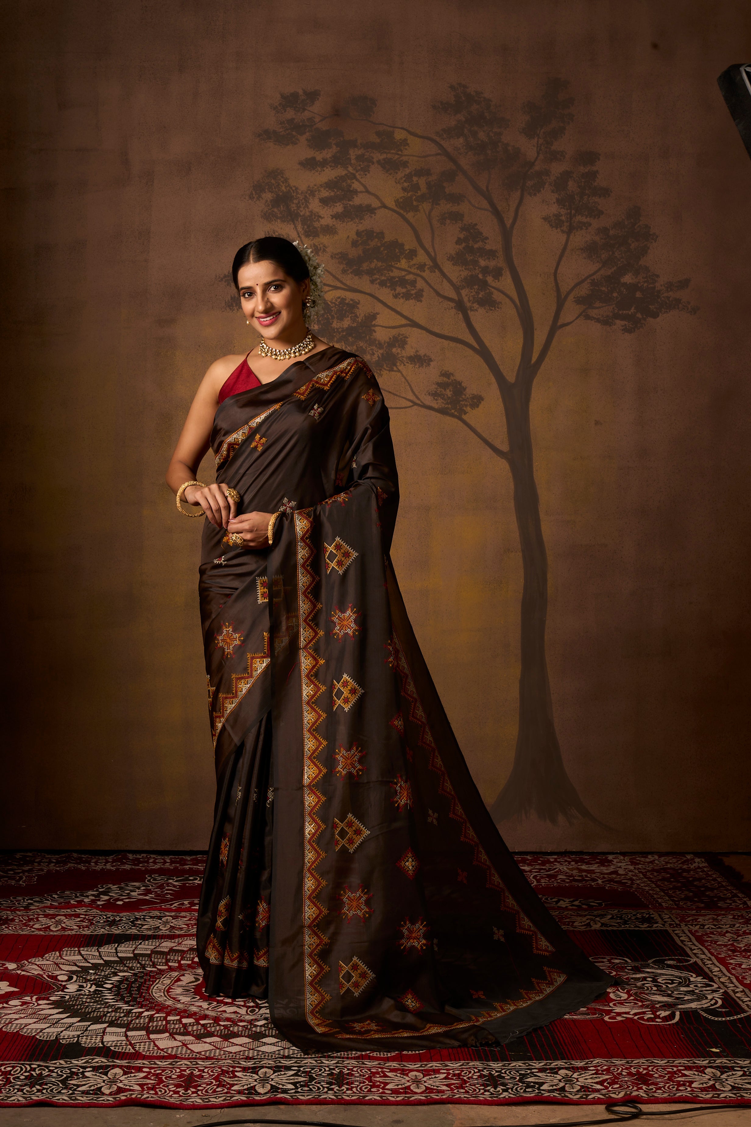 Buy Lime Green Banarasi Saree Nitaraa