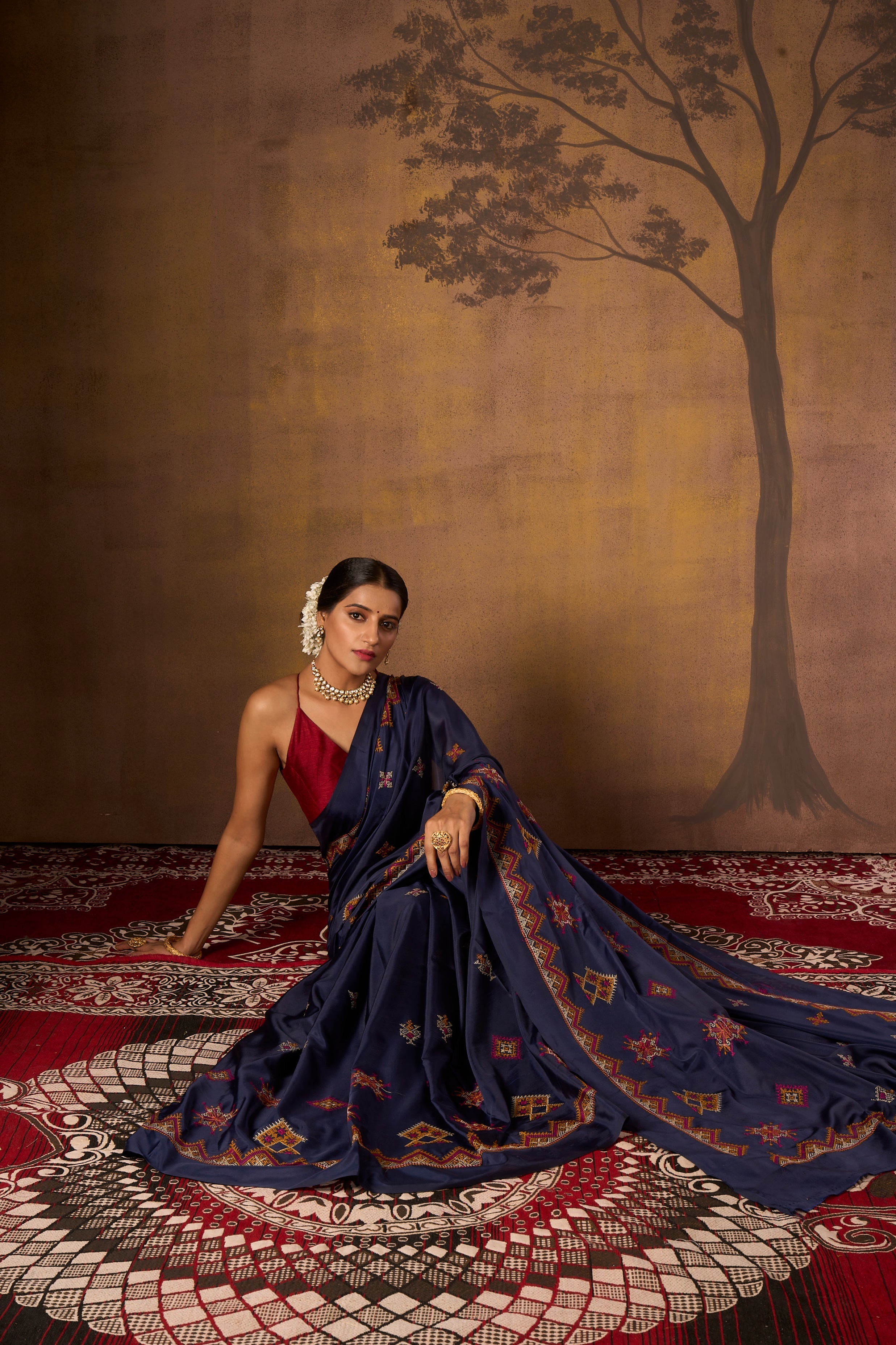 Buy Blue Patola Saree Nitaraa