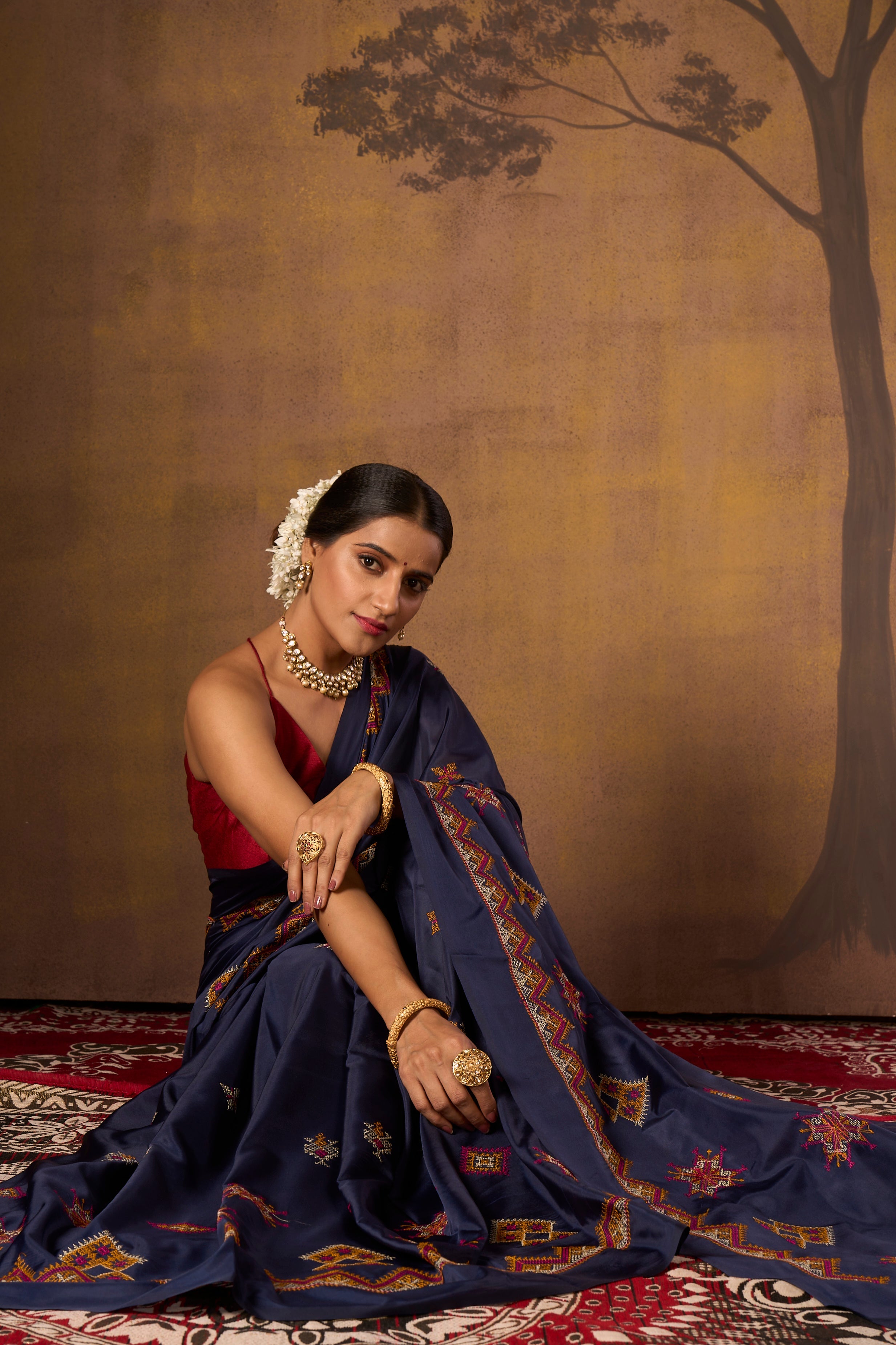 Buy Tart Green Patola Saree Nitaraa