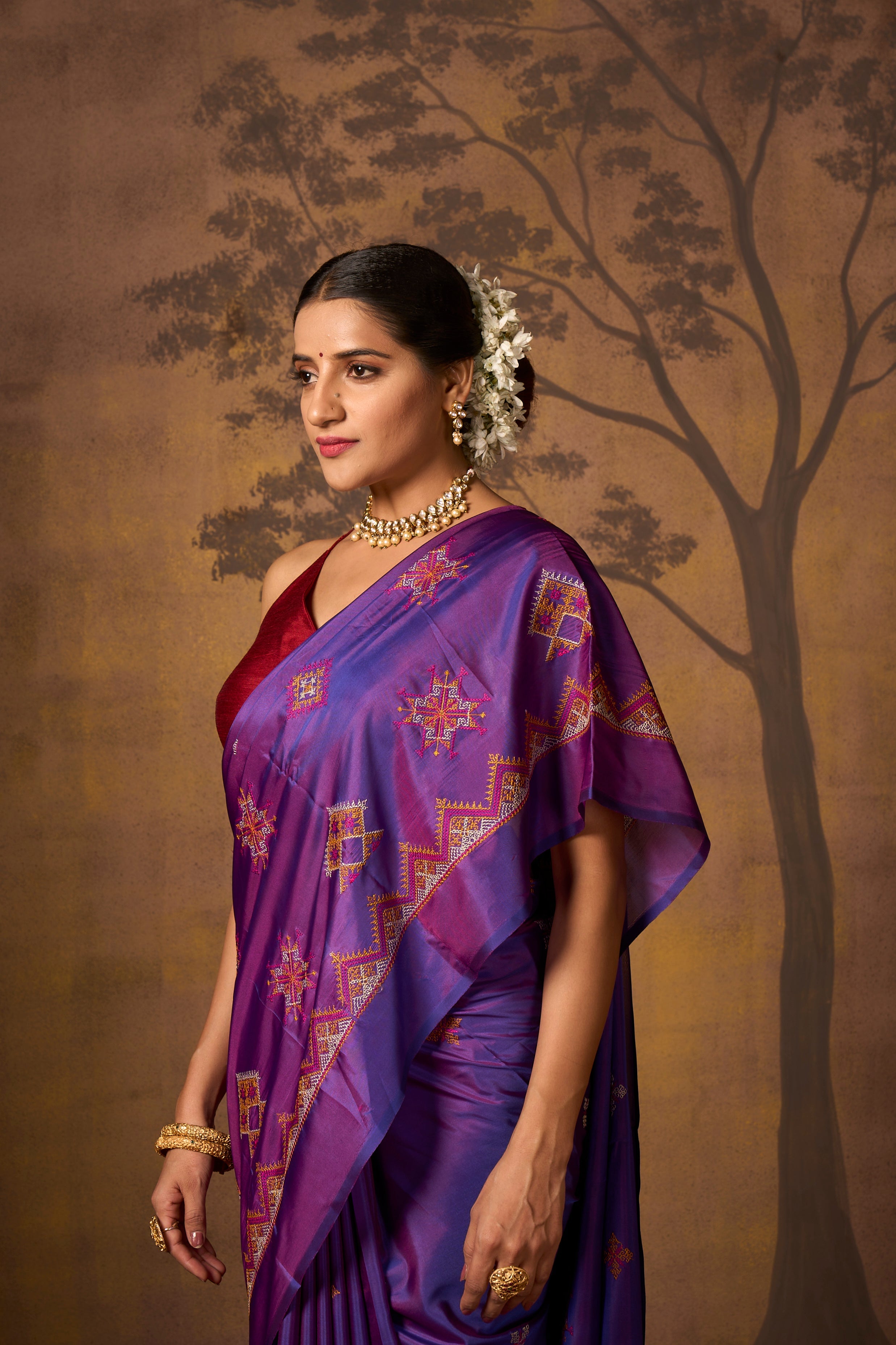 Buy Green Banarasi Silk Saree With Blouse Piece Nitaraa