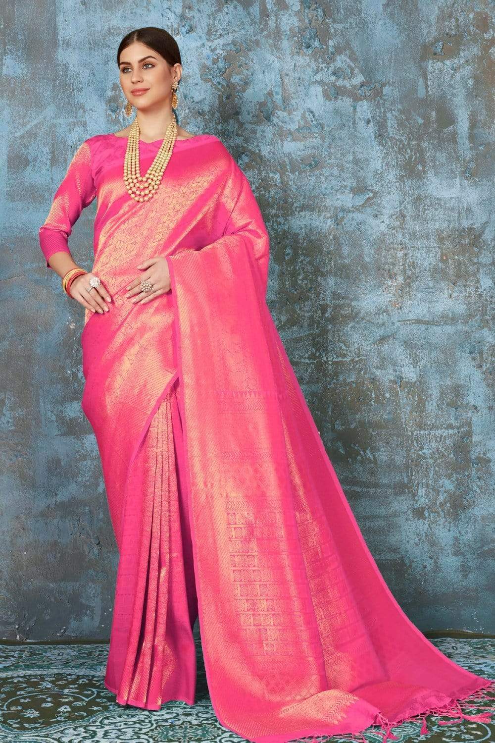 Buy Tangerine Orange Patola Saree Nitaraa