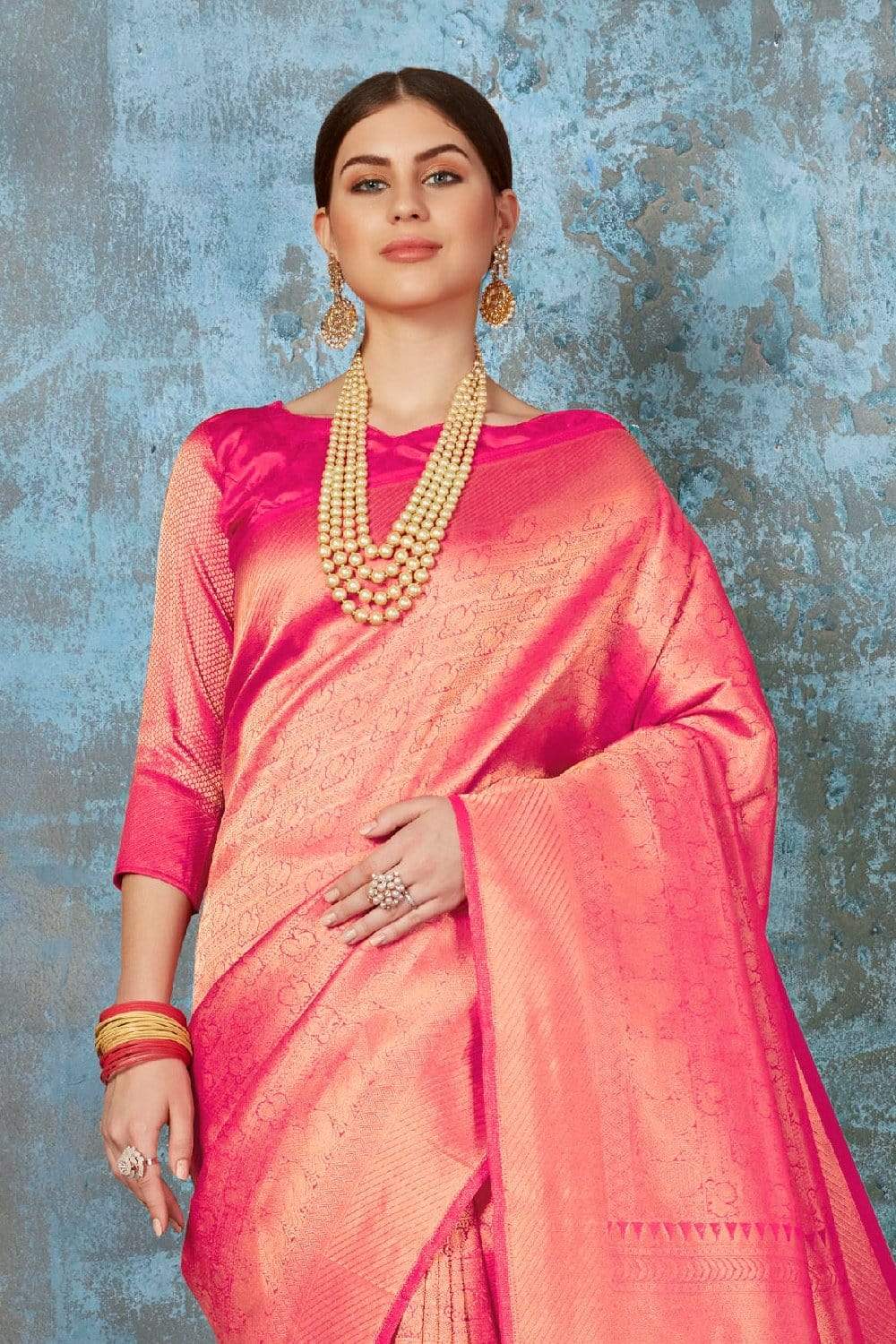 Buy Blue And Red Patola Saree Nitaraa