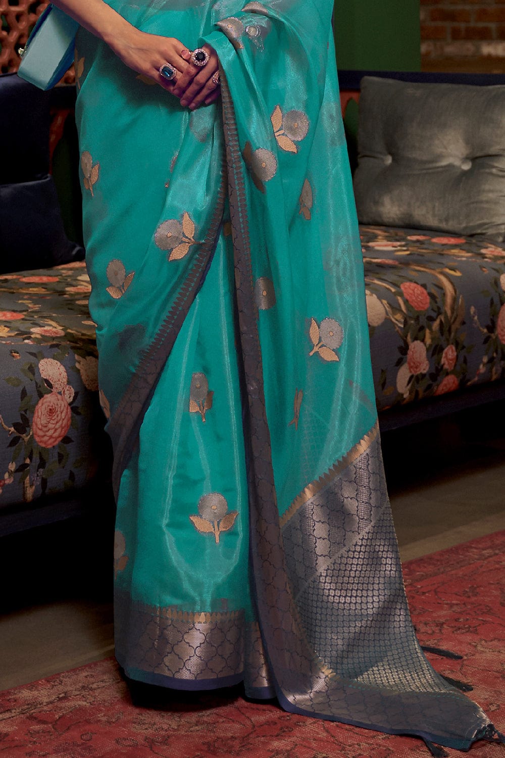 Buy Mionight Purple Kanjivaram Saree Nitaraa