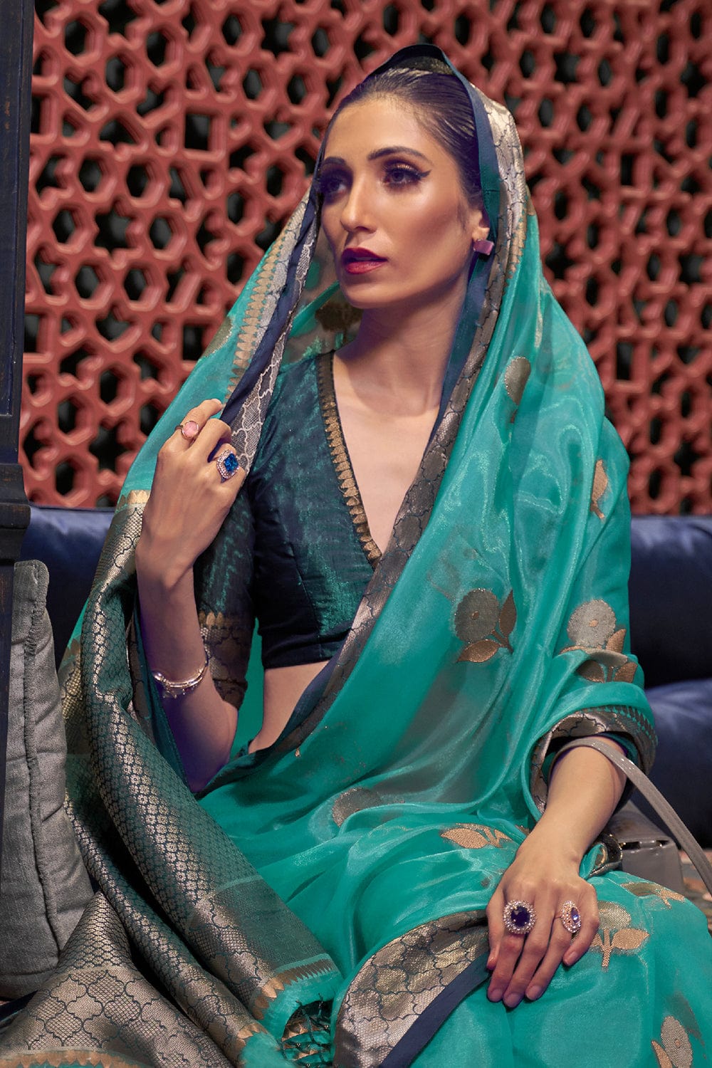 Buy French Rose Pink Kanjivaram Saree Nitaraa