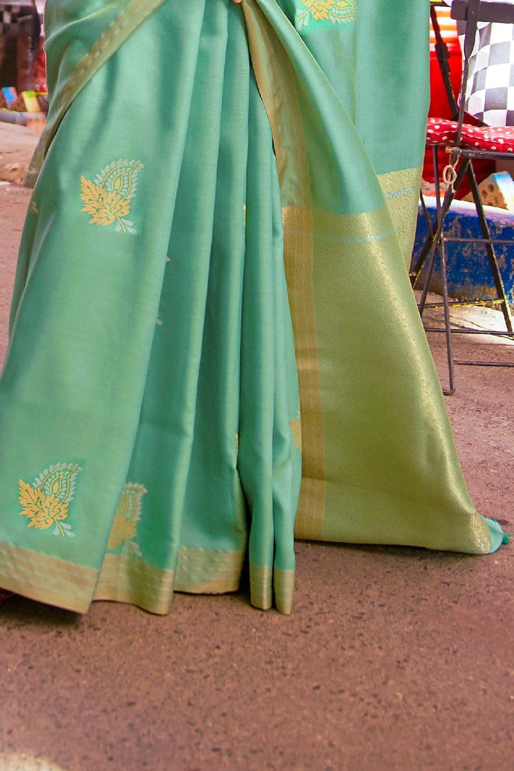 Buy Raspberry Red Kanjivaram Saree Nitaraa