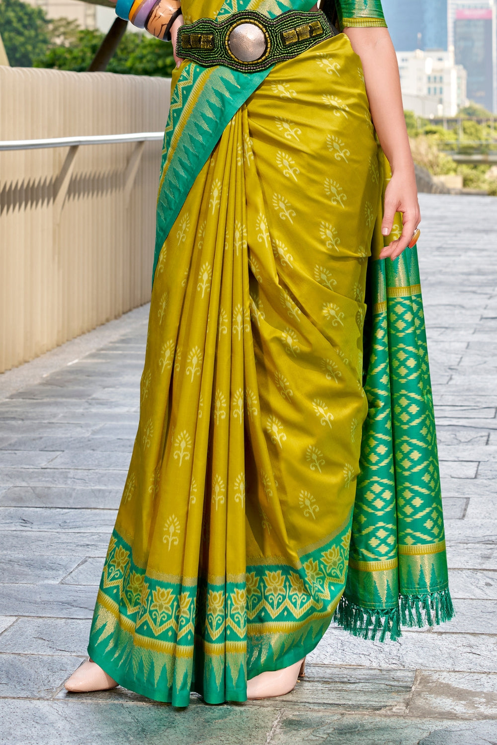 Yellow Soft Silk Saree