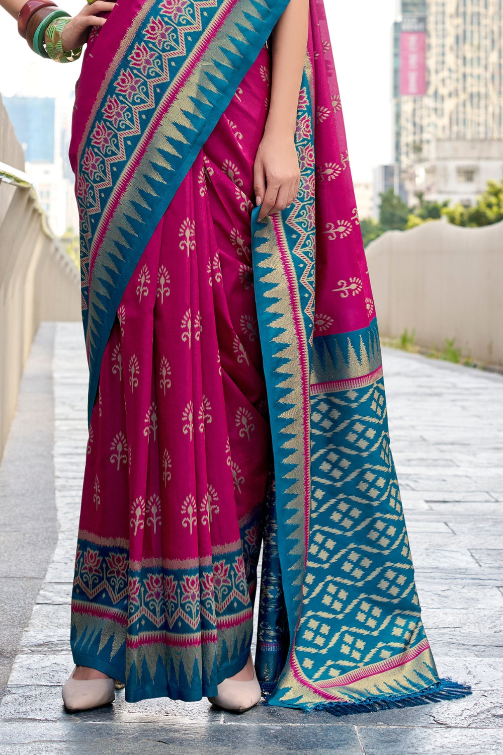 Pink Soft Silk Saree