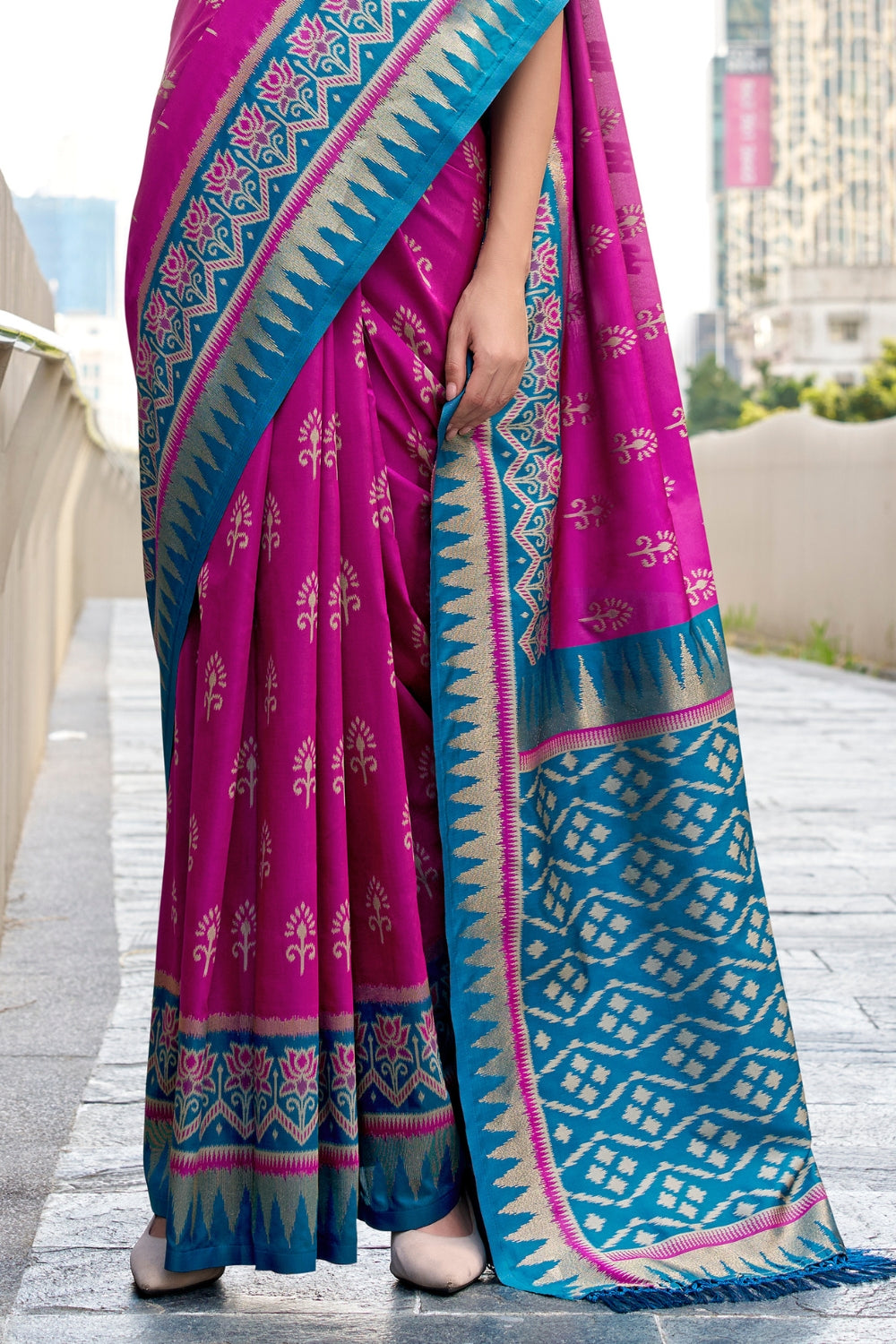Purple Soft Silk Saree