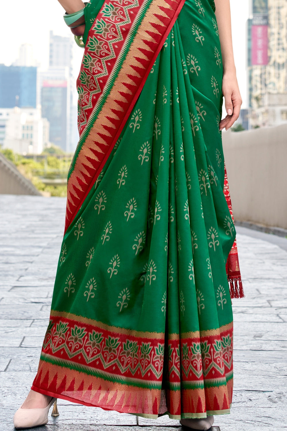 Green Soft Silk Saree