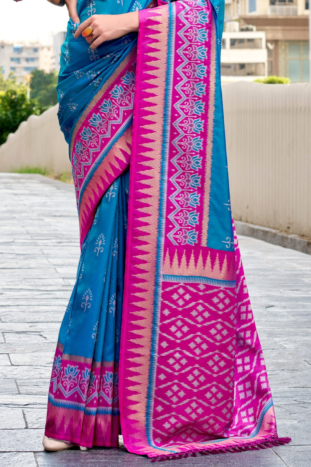 Blue Soft Silk Saree